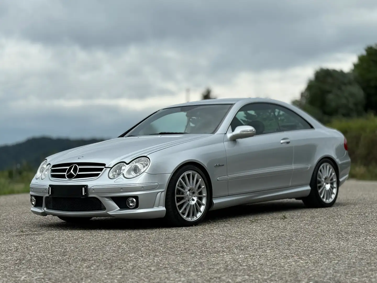 Mercedes-Benz CLK 55 AMG *V8*KLEEMANN-KOMPRESSOR*Harman-Kardon*1of1* Argintiu - 1