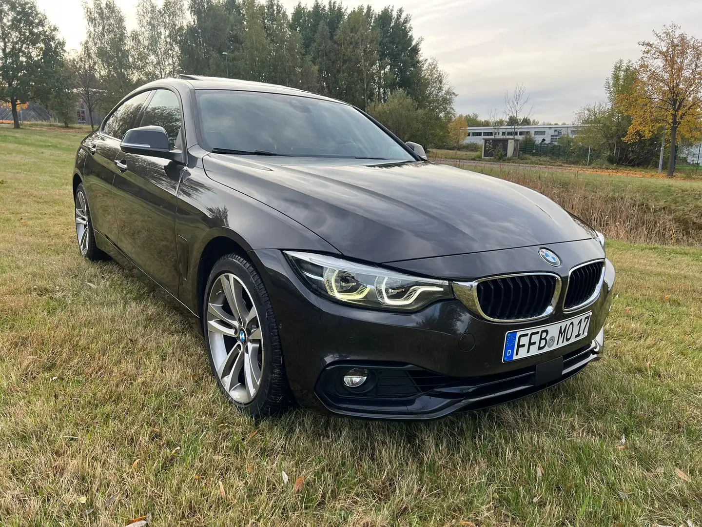 BMW 420 420i x-dr GranCoupe  SportLine, HUD, Harman, voll Braun - 2
