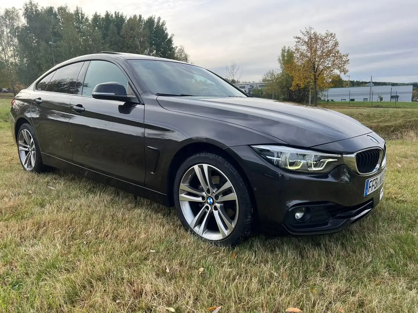 BMW 420 420i x-dr GranCoupe  SportLine, HUD, Harman, voll Braun - 1