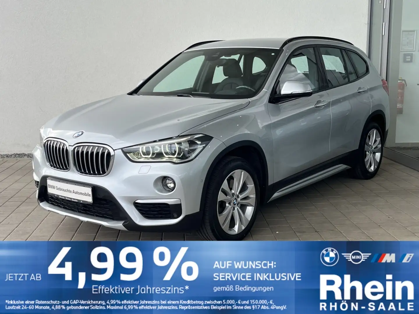 BMW X1 xDrive20d xLine Navi.HUD.Hifi.LED.ParkA.DAB Argent - 1