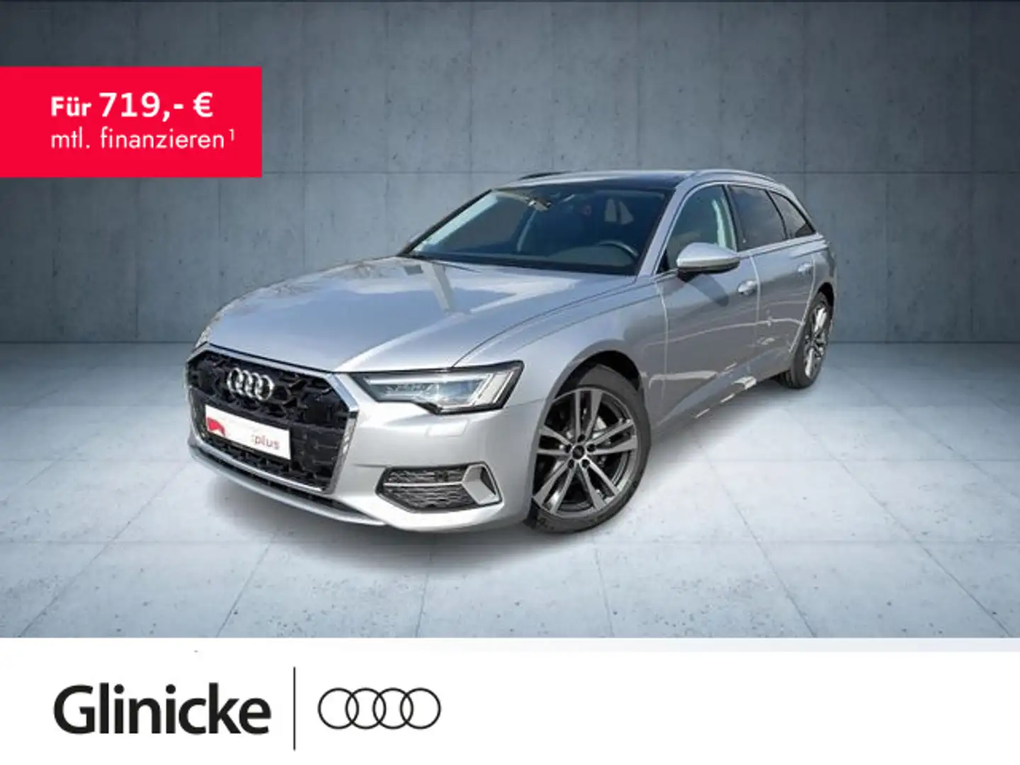 Audi A6 advanced 40 TDI qu AHK/Matrix/Pano/Assi Silber - 1