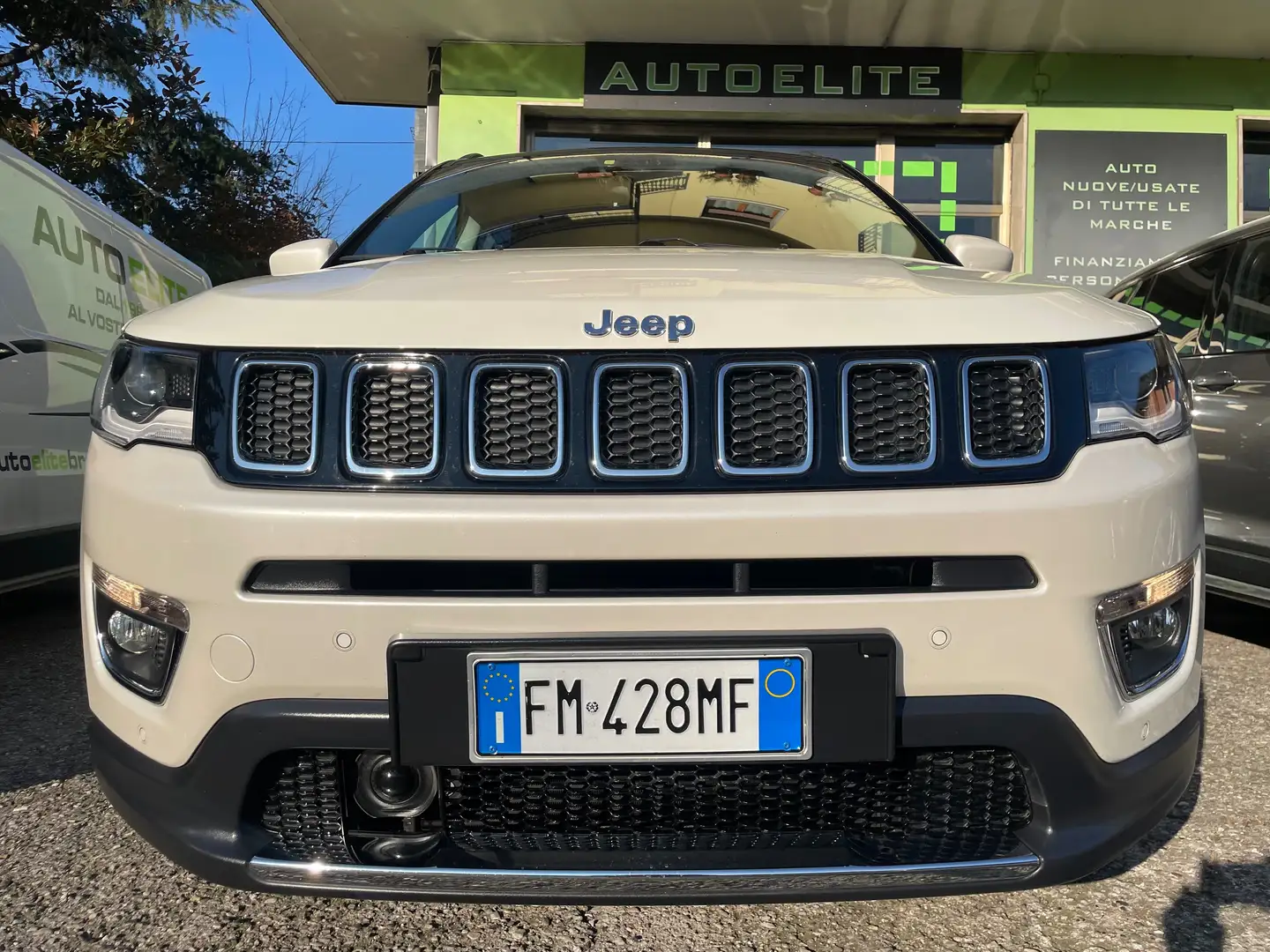 Jeep Compass 2.0 mjt Limited 4wd 140cv Automatica ACC Keyless Bianco - 2