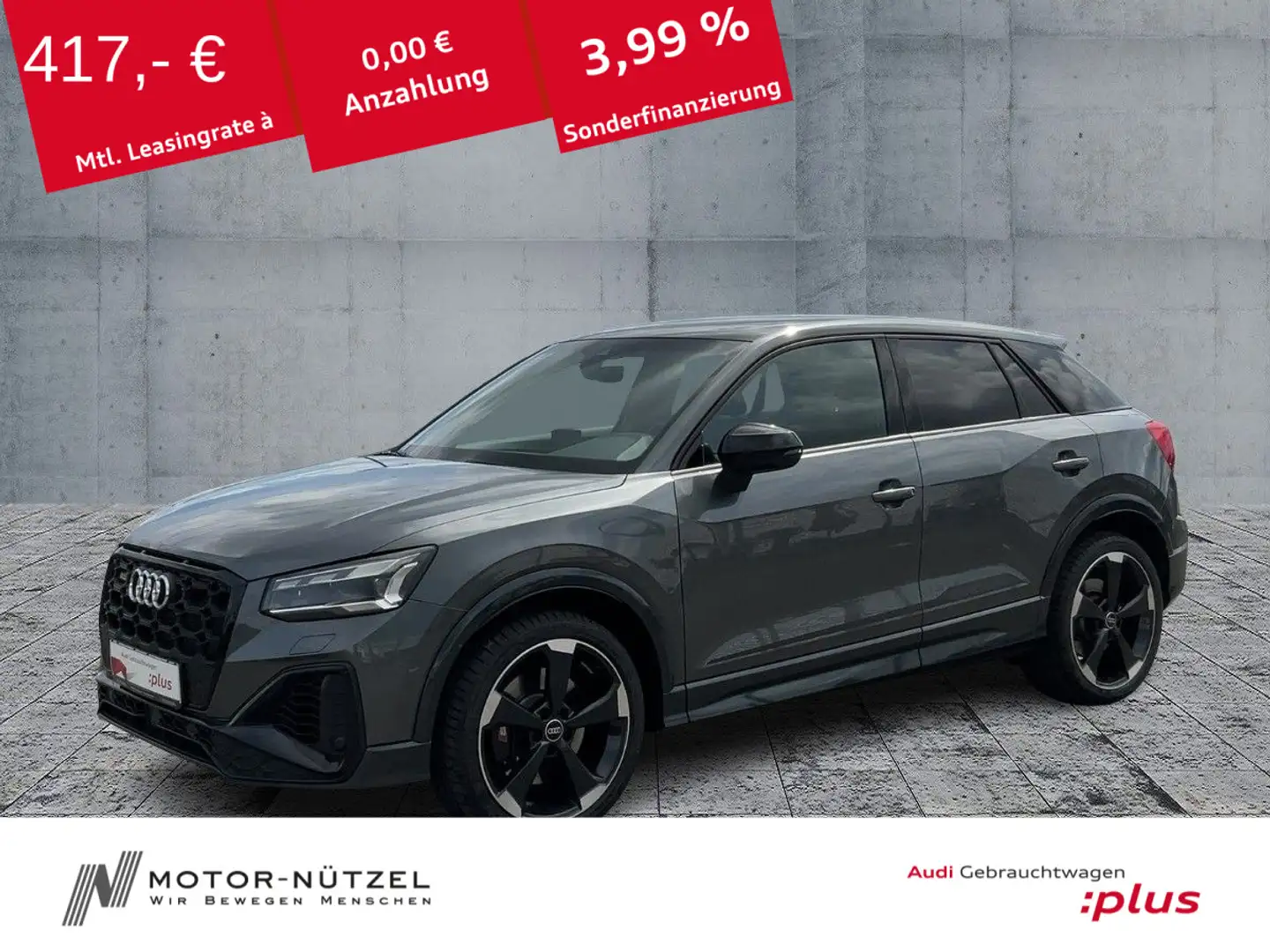 Audi SQ2 TFSI QU S-TR MATRIX+NAV+VC+PDC+ACC+AHK+19"LM Grau - 1