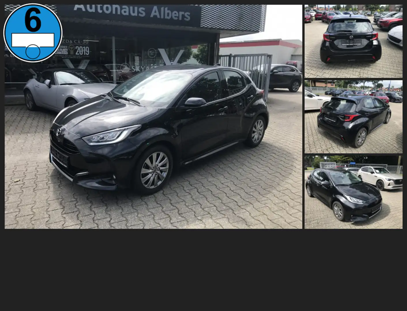Mazda 2 Hybrid Agile, AUTOMATIK, LED, ALU-16Z Schwarz - 1