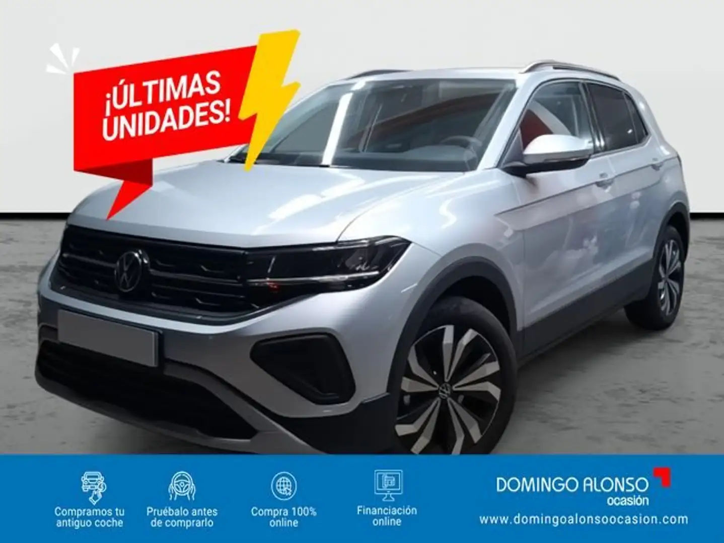 Volkswagen T-Cross 1.0 TSI Más 85kW Plateado - 1