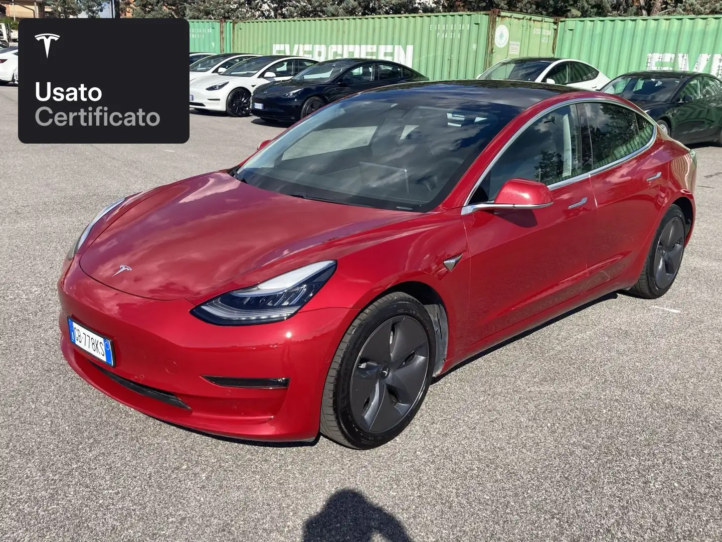 Tesla Model 3 Long Range AWD Rosso - 1
