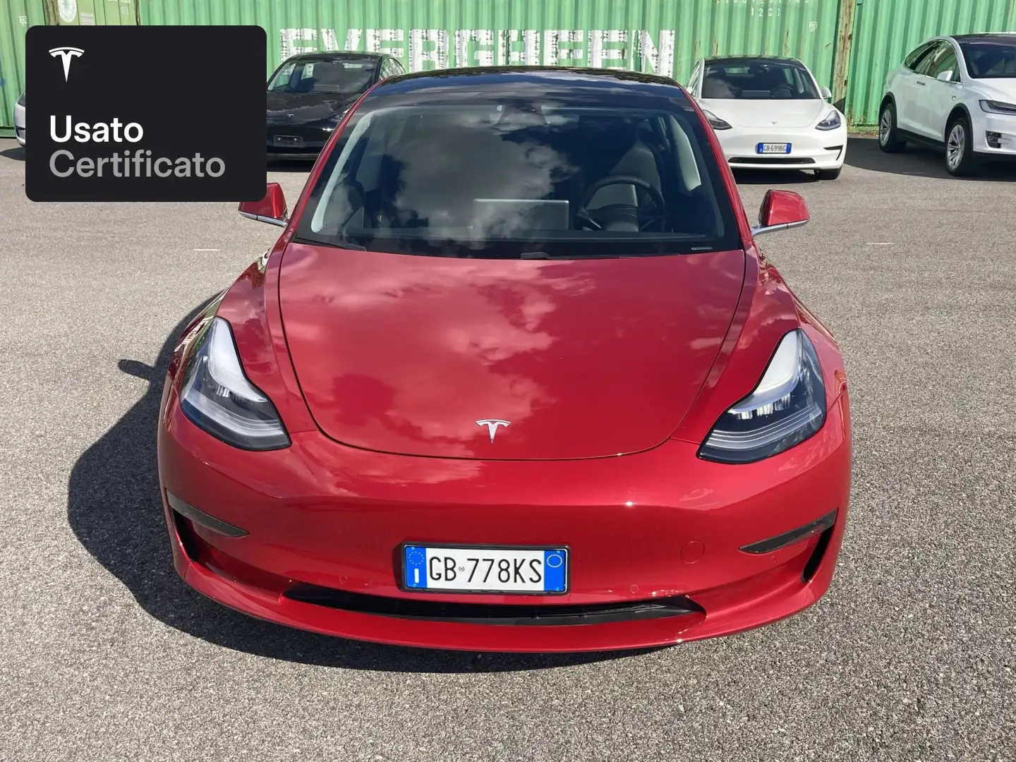 Tesla Model 3 Long Range AWD Rosso - 2