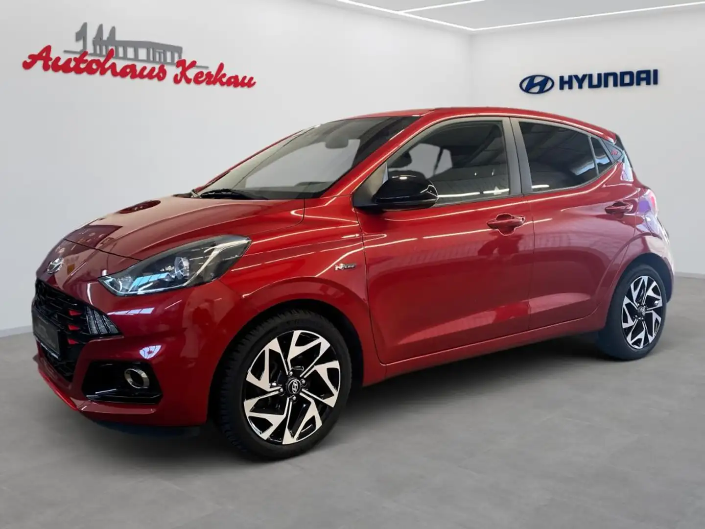 Hyundai i10 1.0 T-GDI N-Line +Apple Carplay+ PDC+ Klimaa. Rouge - 1