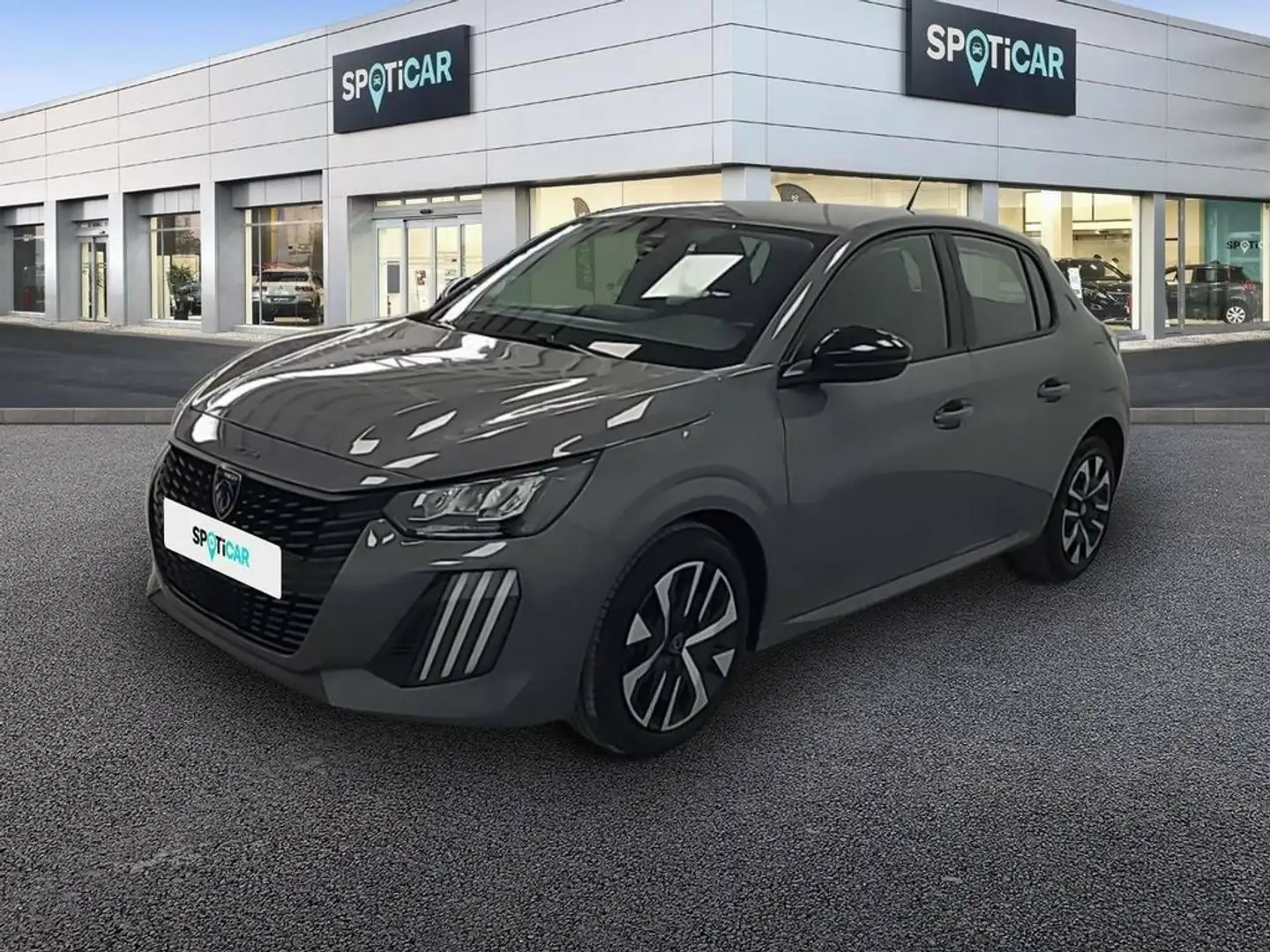 Peugeot 208 Puretech 100 Active Gris - 1
