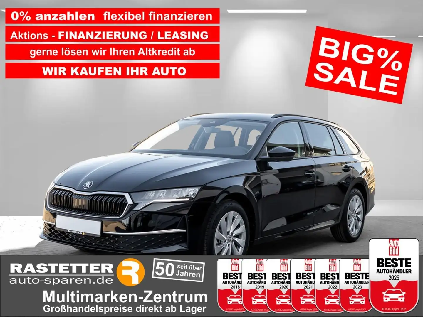 Skoda Octavia Combi TSI Selection Facelift+Lodge+Akusti++Kamera+ Noir - 1