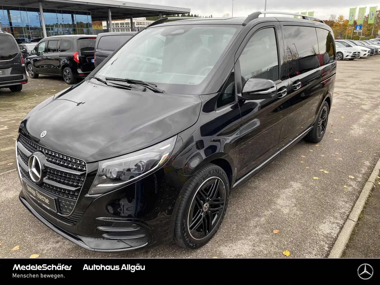 Mercedes-Benz V 250 V 250 d STYLE Kompakt AMG DISTRONIC AHK 8-SITZER Schwarz - 2