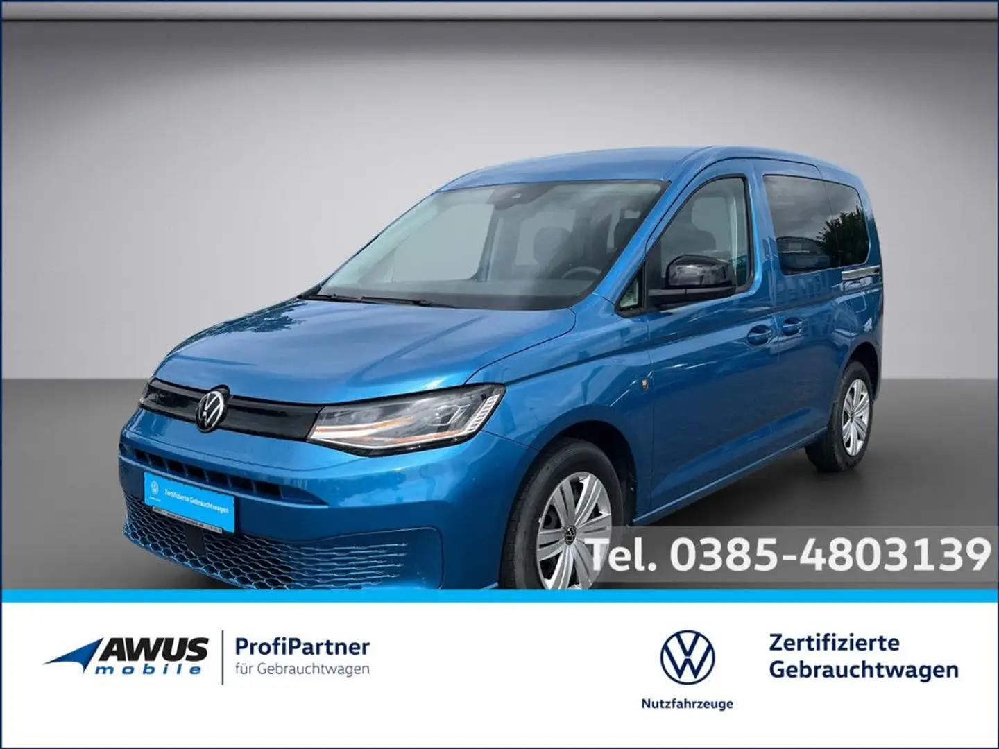 Volkswagen Caddy Basis 2.0TDI 75kW SG6 Blauw - 1