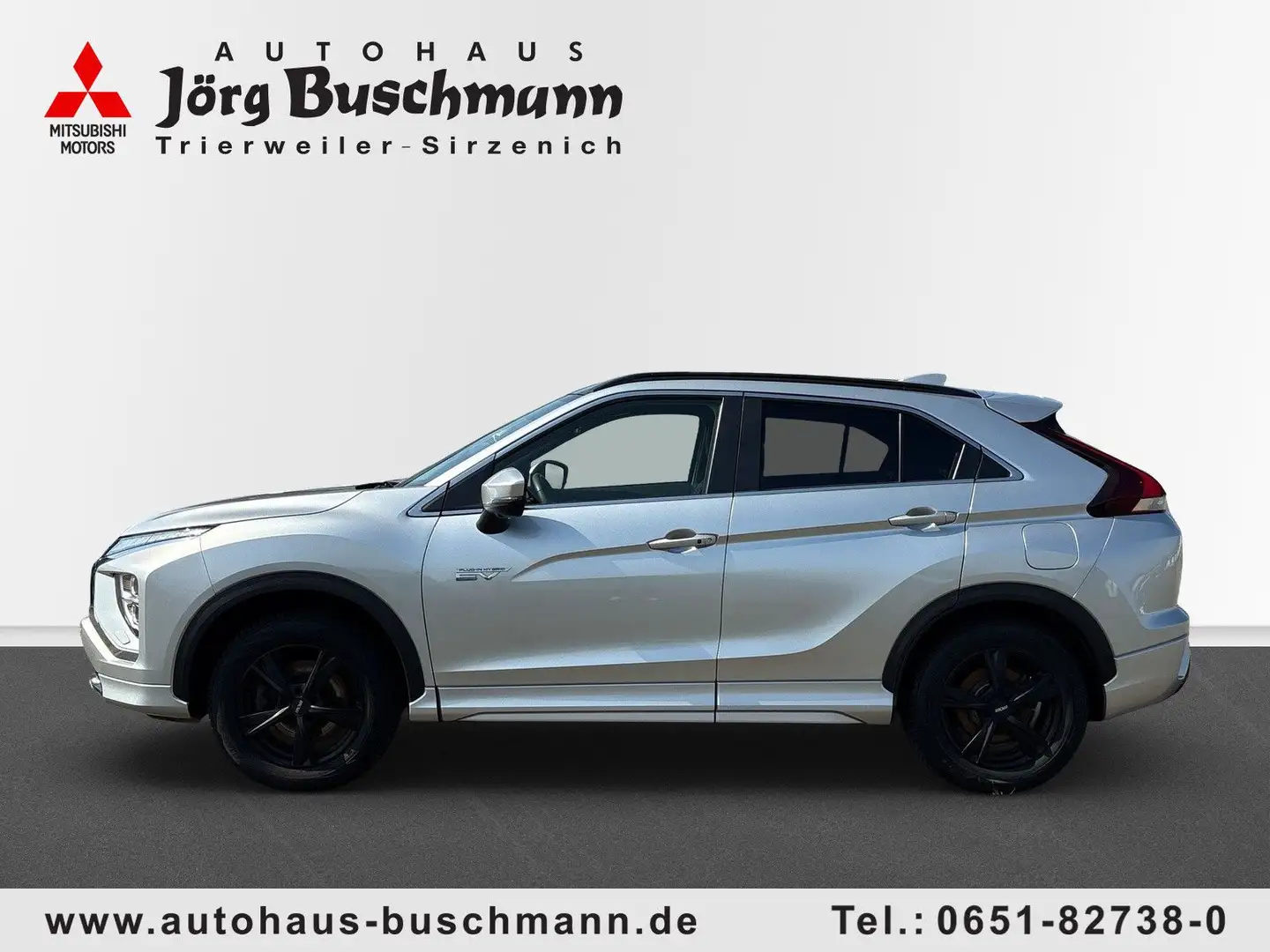Mitsubishi Eclipse Cross 2,4 PHEVTOP 4WD,Leder,LED,Navi Silber - 2