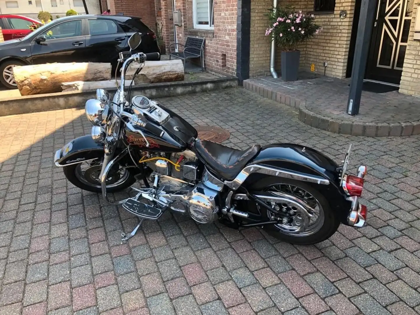 Harley-Davidson Heritage Softail Fxst Blauw - 1