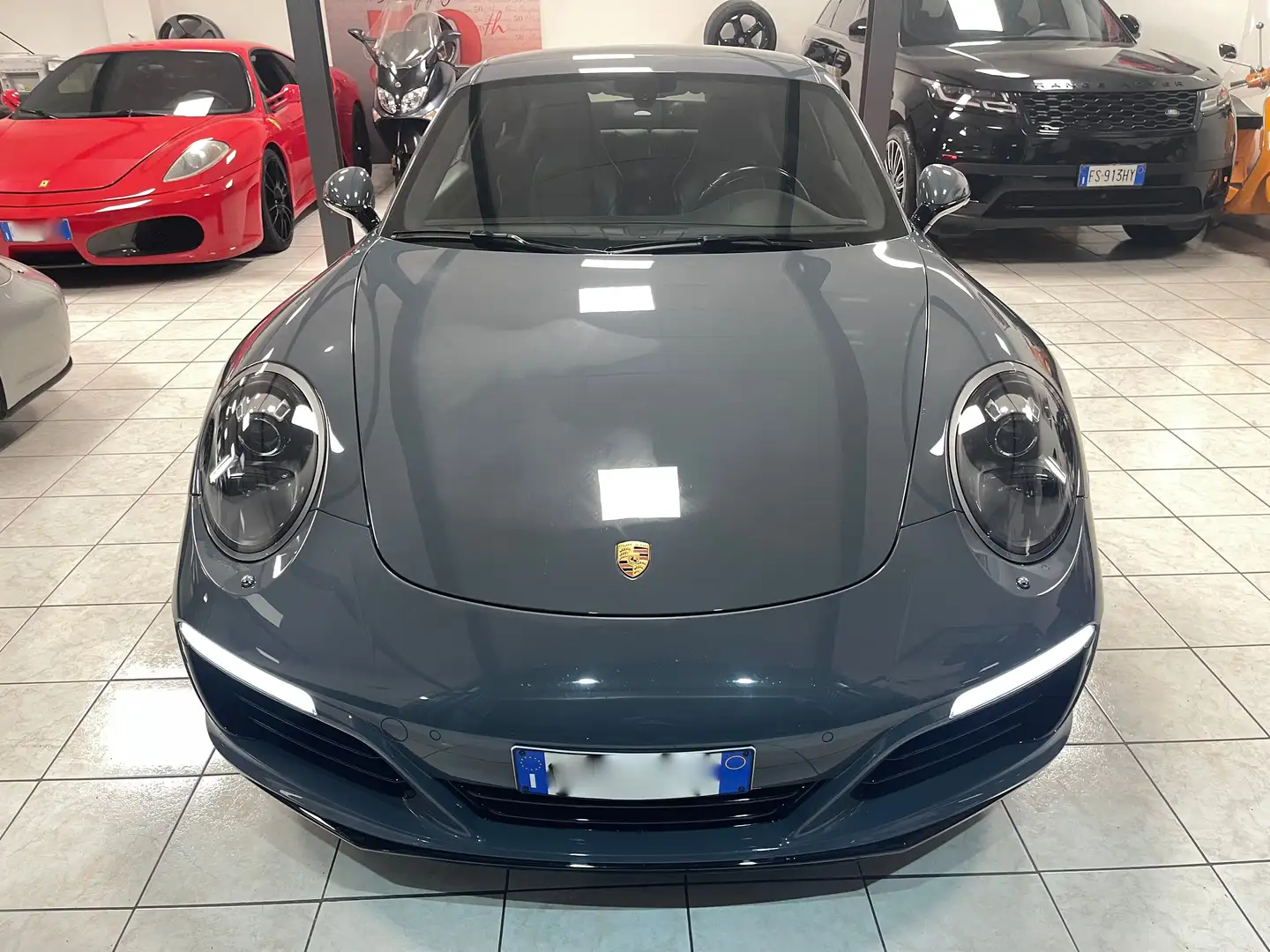 Porsche 911 Carrera Coupe' 3.0-370cv-Tetto-Tagliando nuovo Grigio - 1