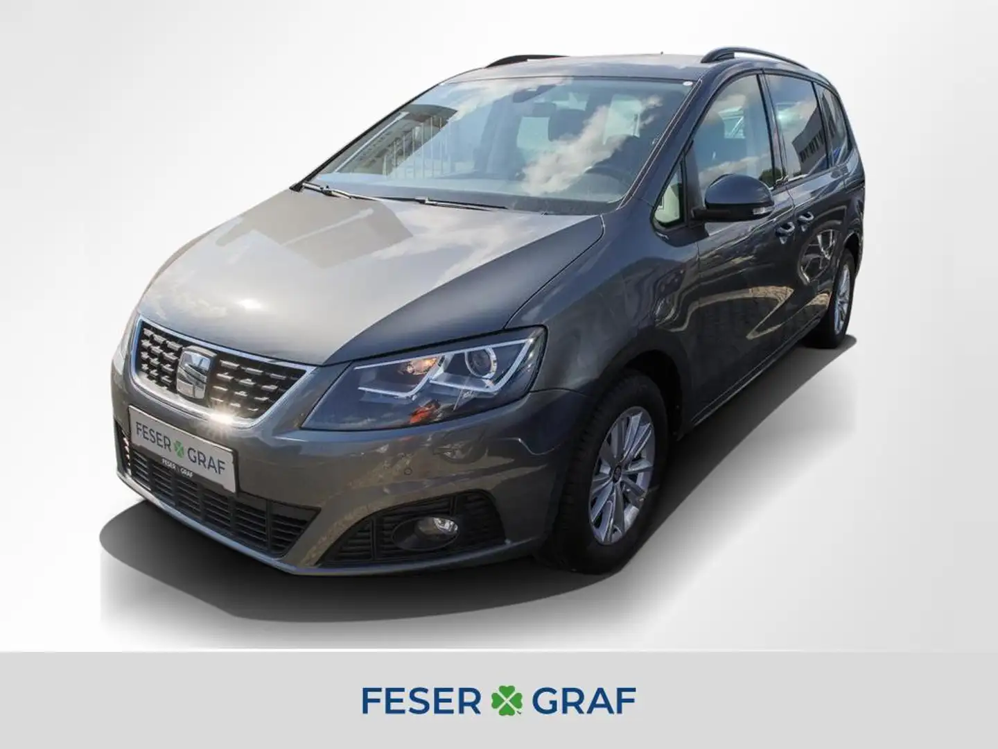 SEAT Alhambra 1.4 TSI Style 7Si ACC AHK Navi RüKa 16" Gris - 1
