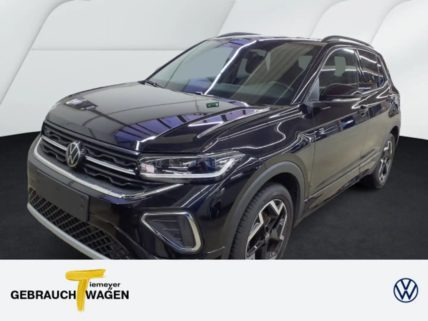 Volkswagen T-Cross 1.5 TSI DSG R-LINE AHK KAMERA NAVI SITZH Schwarz - 1