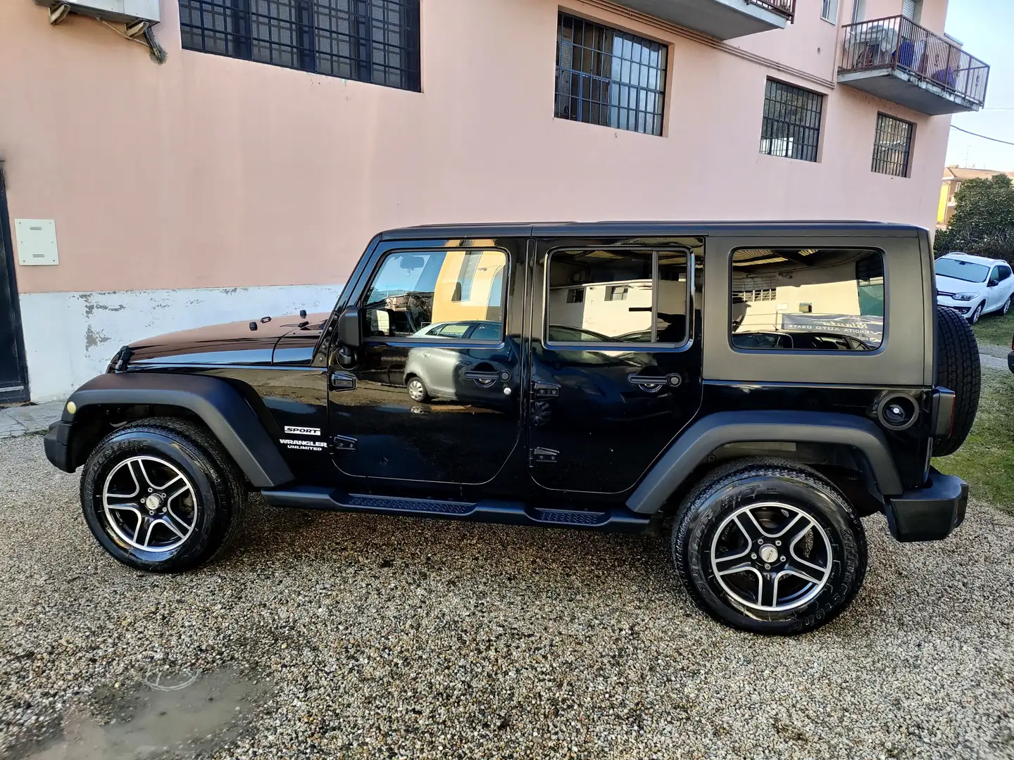 Jeep Wrangler 2.8 crd Unlimited Sport auto Nero - 1