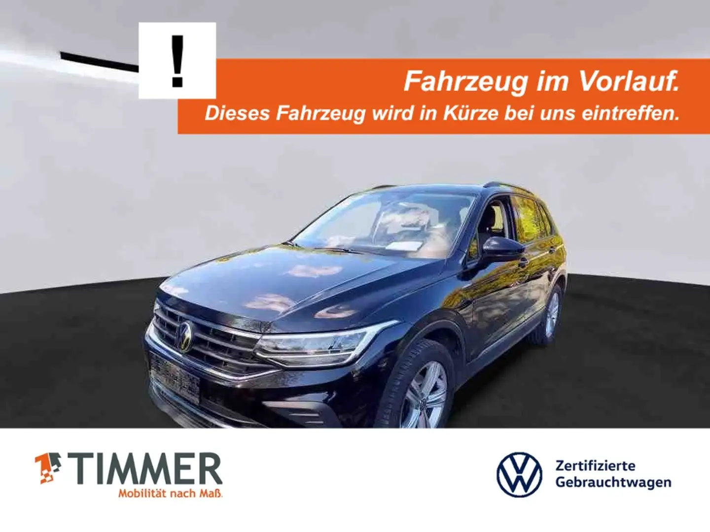 Volkswagen Tiguan 2.0 TDI DSG 4M LIFE +AHK +LED +ACC +NAVI +SHZ +18 Schwarz - 1