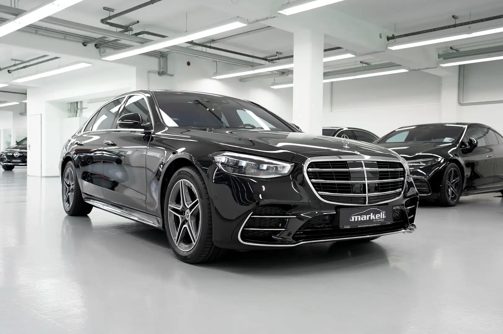 Mercedes-Benz S 350 S 350 d 4Matic Lang/Long ! M.2025-AMG LINE-VOLL Schwarz - 1