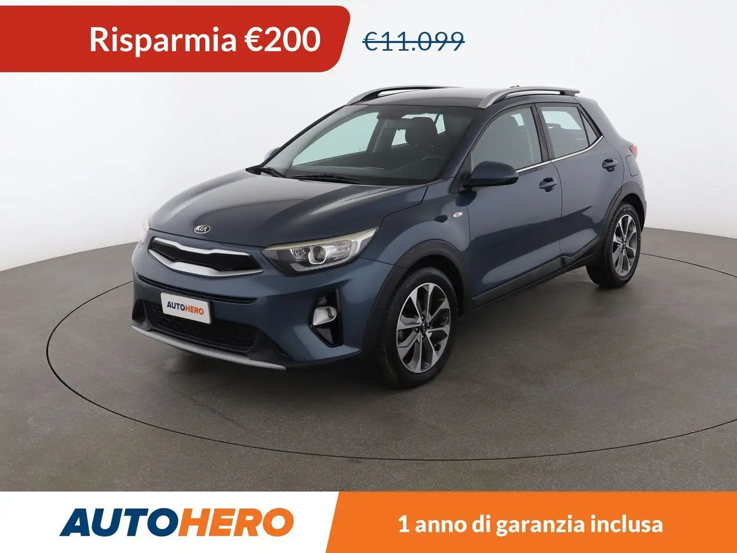 Kia Stonic 1.6 CRDi Style 110 CV Grigio - 1