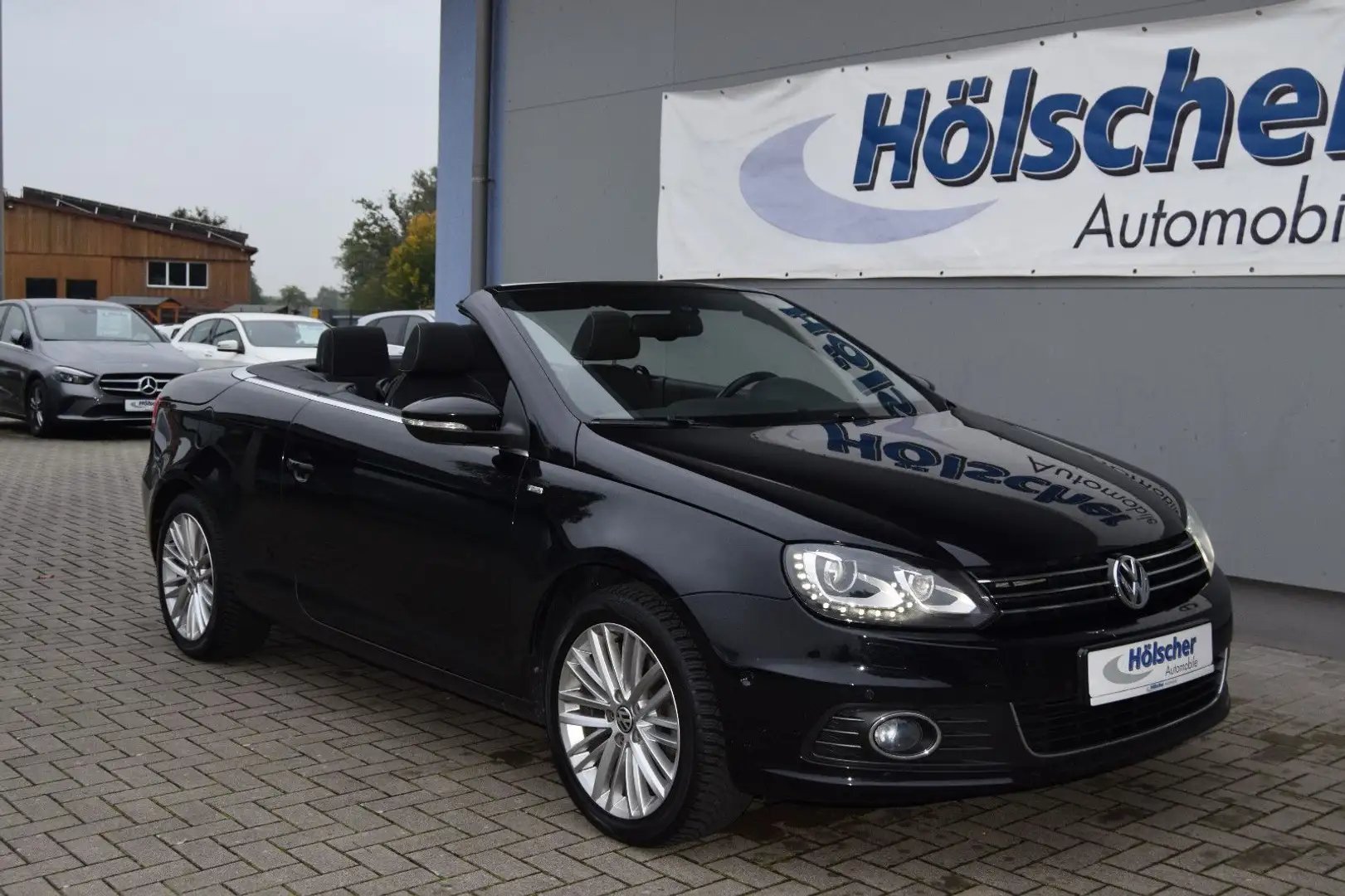 Volkswagen Eos Cup,Navi,Xenon,Parks,V&H,Sitzh, Schwarz - 1