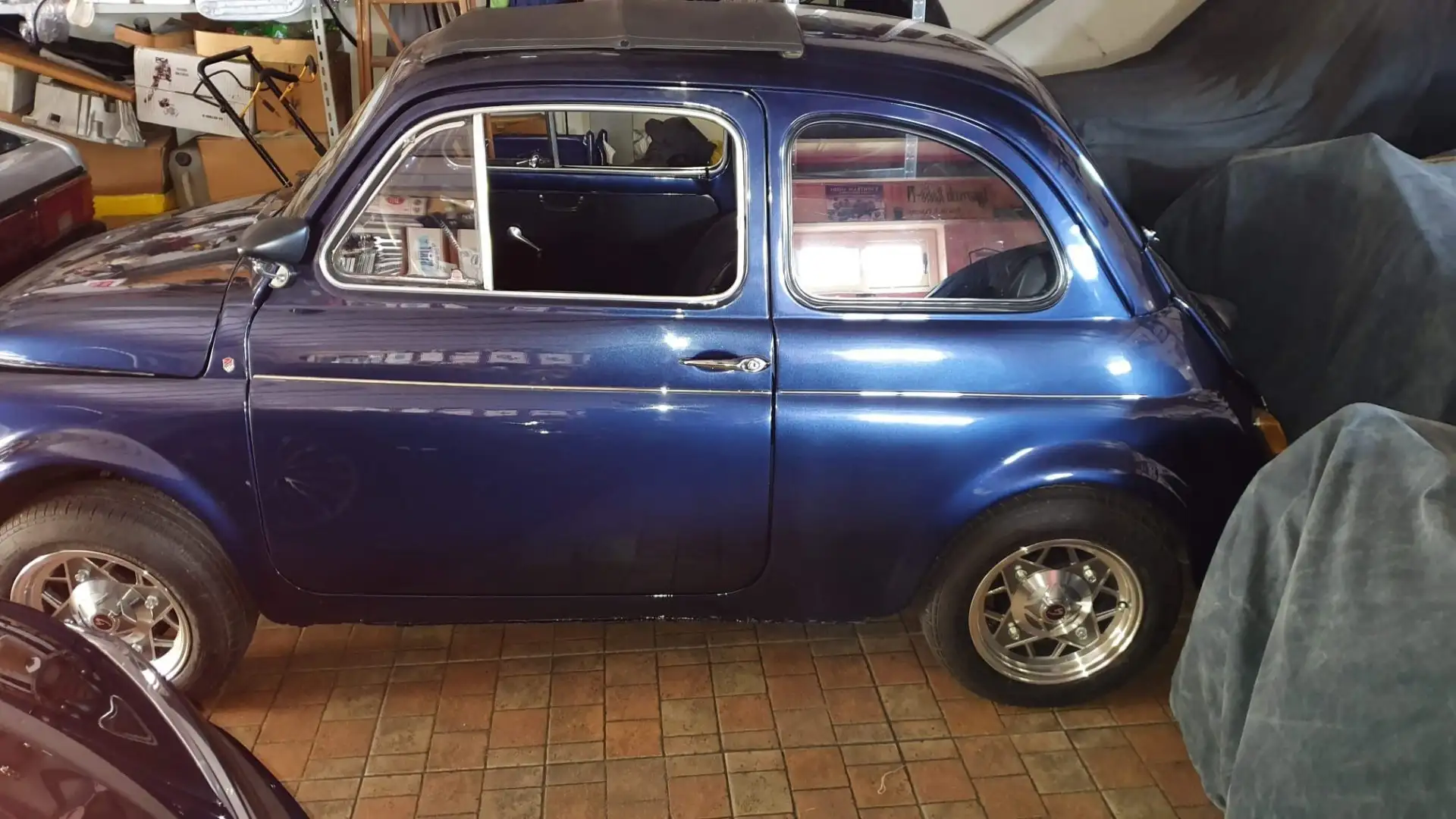 Fiat 500 Allestita totalmente Giannini Blu/Azzurro - 1
