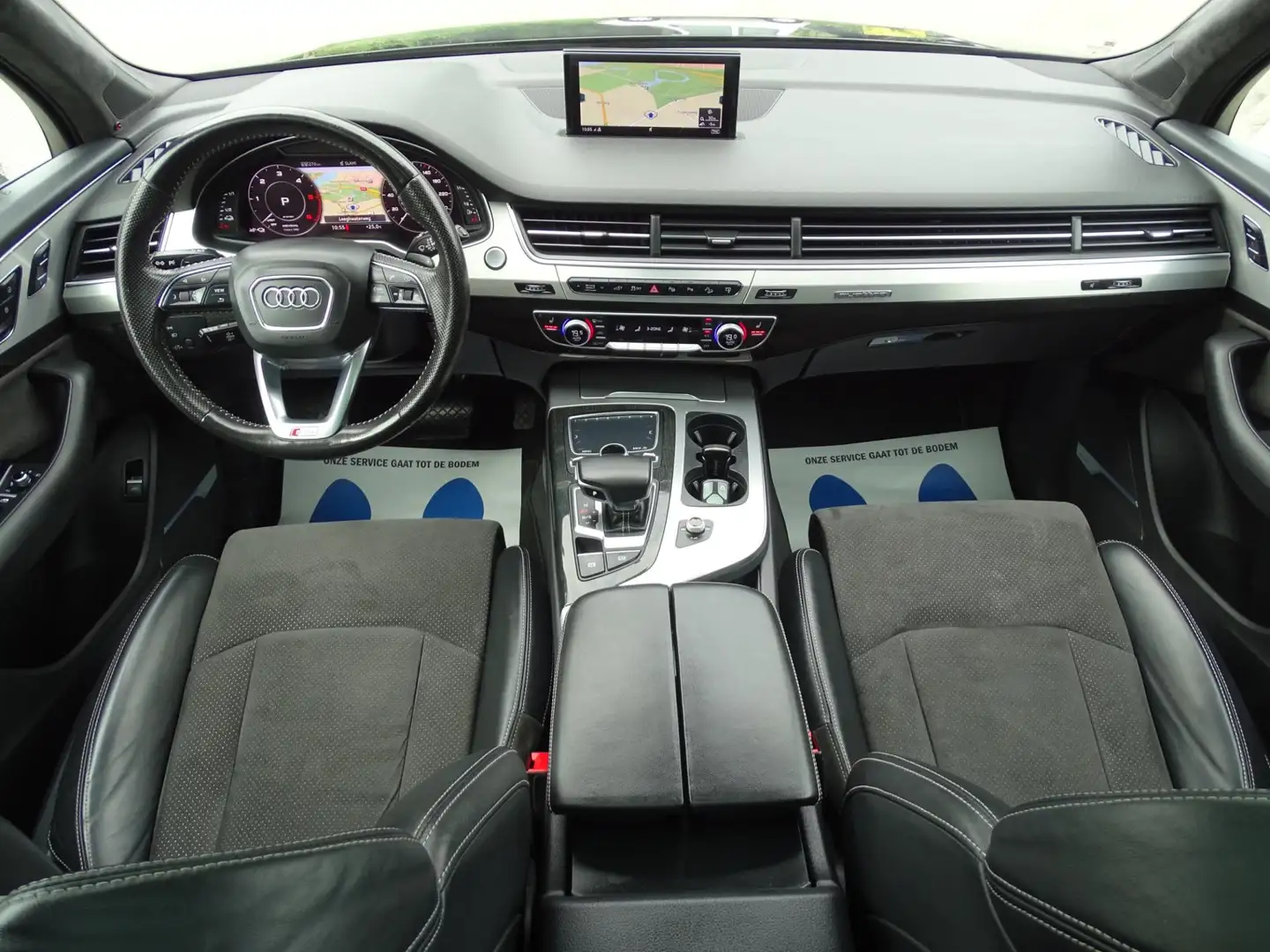 Audi Q7 3.0 TDI e-tron quattro Sport - PANORAMADAK - LUCHT Zwart - 2