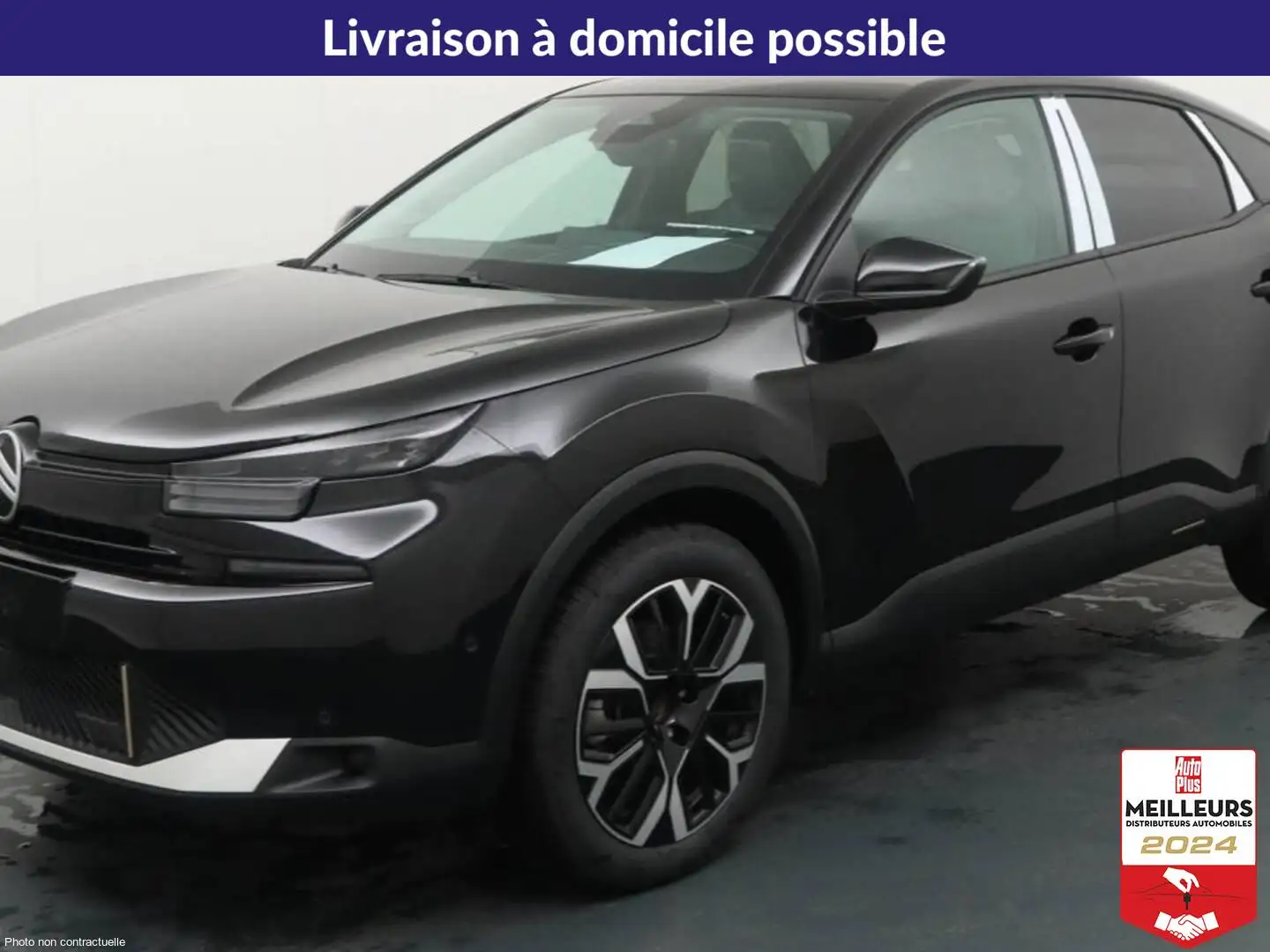 Citroen C4 Hybride 145 e-DCS6 Max +Caméra360 Noir - 1