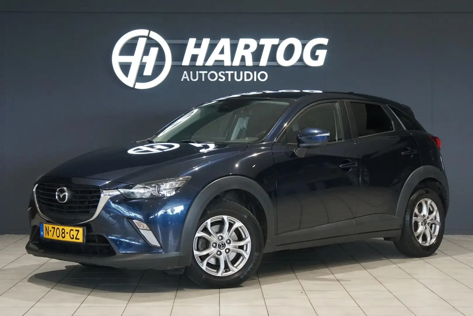 Mazda CX-3 2.0 SkyActiv-G 120 Dynamic + AFN. TREKHAAK / STOEL Blauw - 1