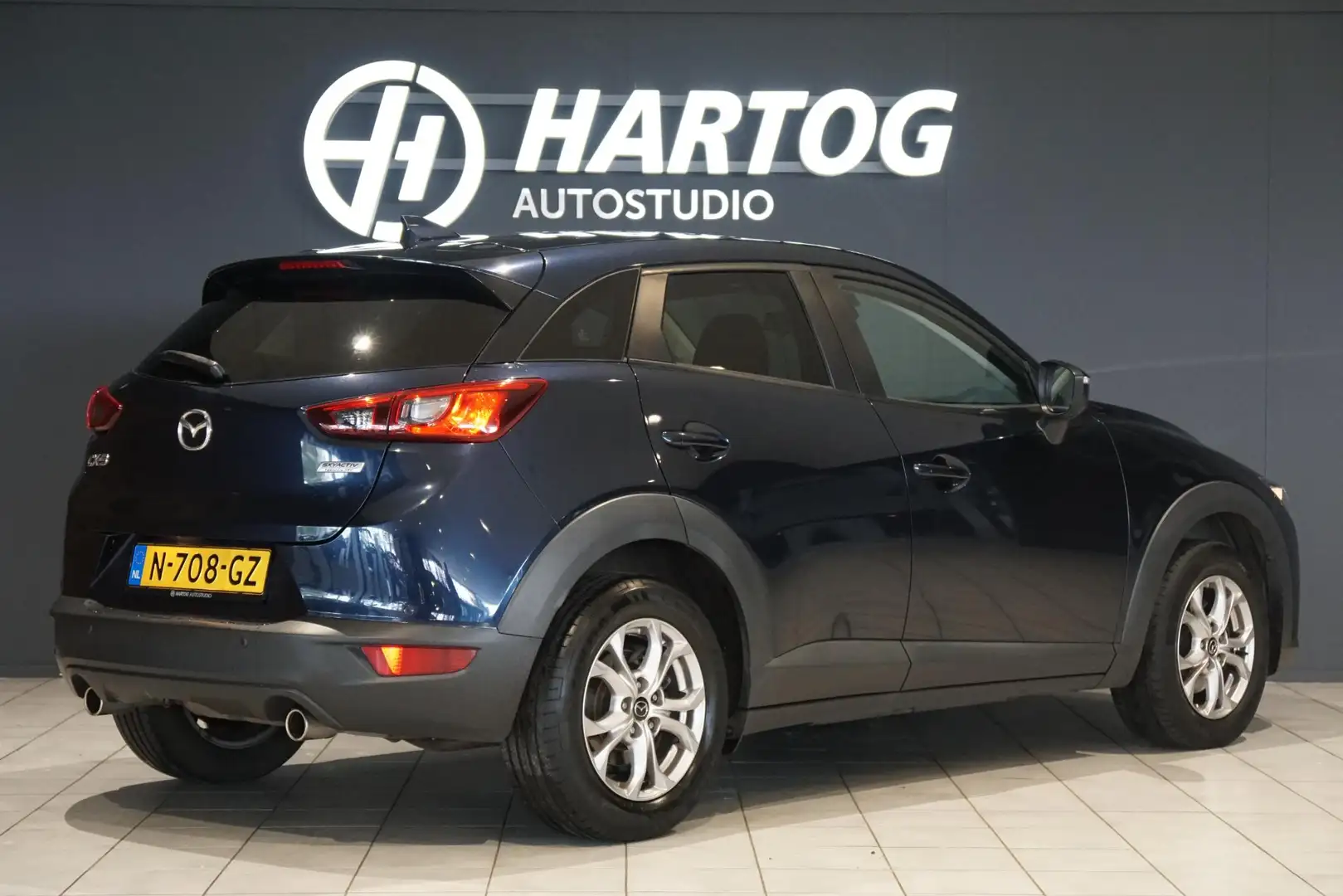 Mazda CX-3 2.0 SkyActiv-G 120 Dynamic + AFN. TREKHAAK / STOEL Blauw - 2
