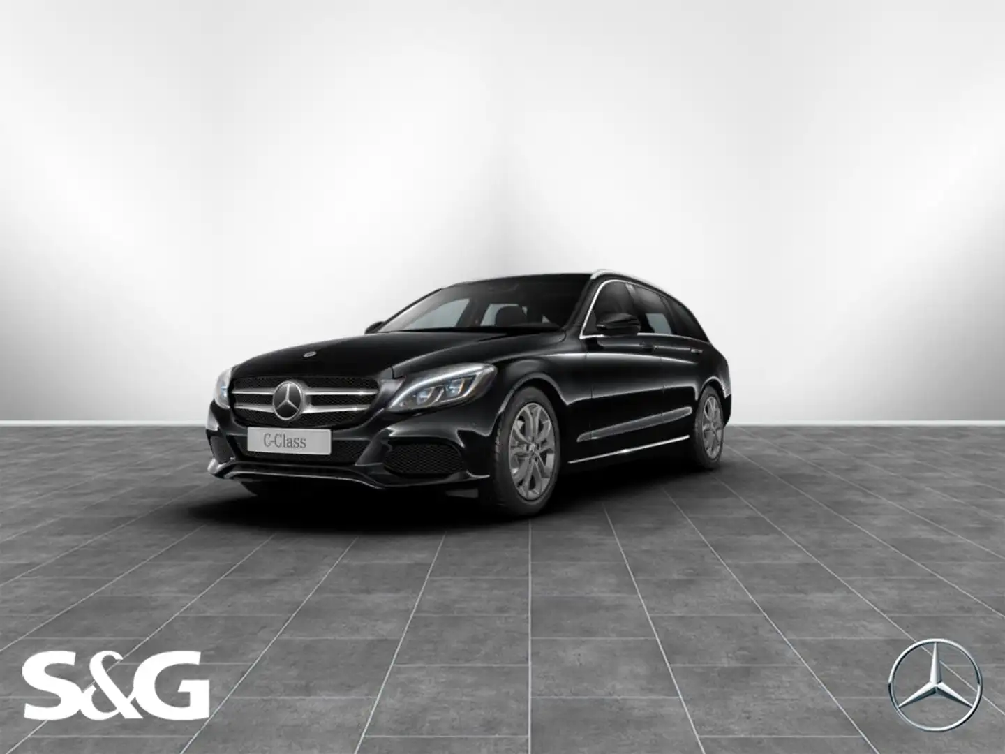 Mercedes-Benz C 220 d 4M T Avantgarde RüKam+Sitzhzg+17 Nero - 1