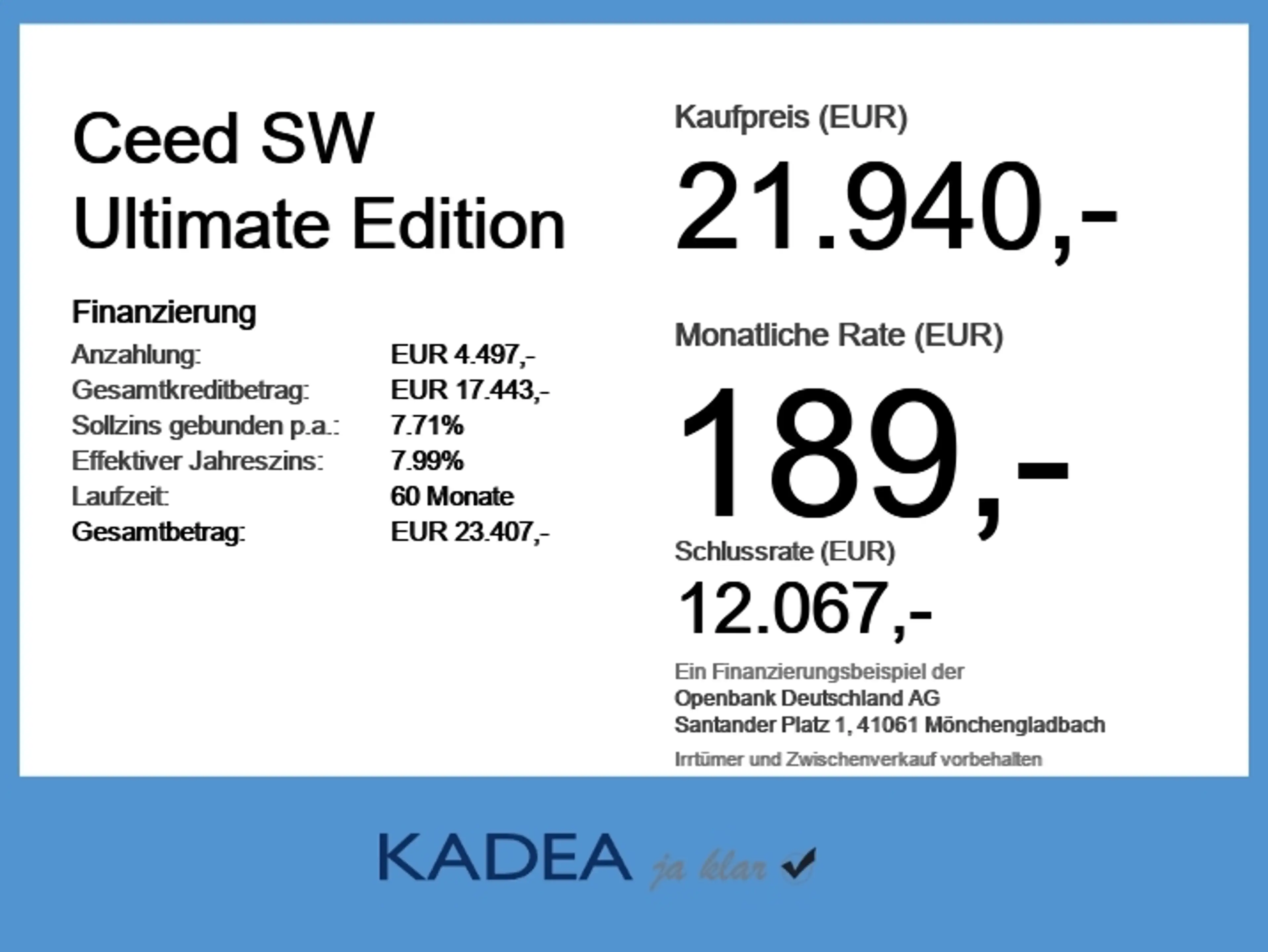 Kia Ceed SW / cee'd SW Ceed SW Ultimate Edition |Autom.|ACC| Kamera|Navi — photo 6