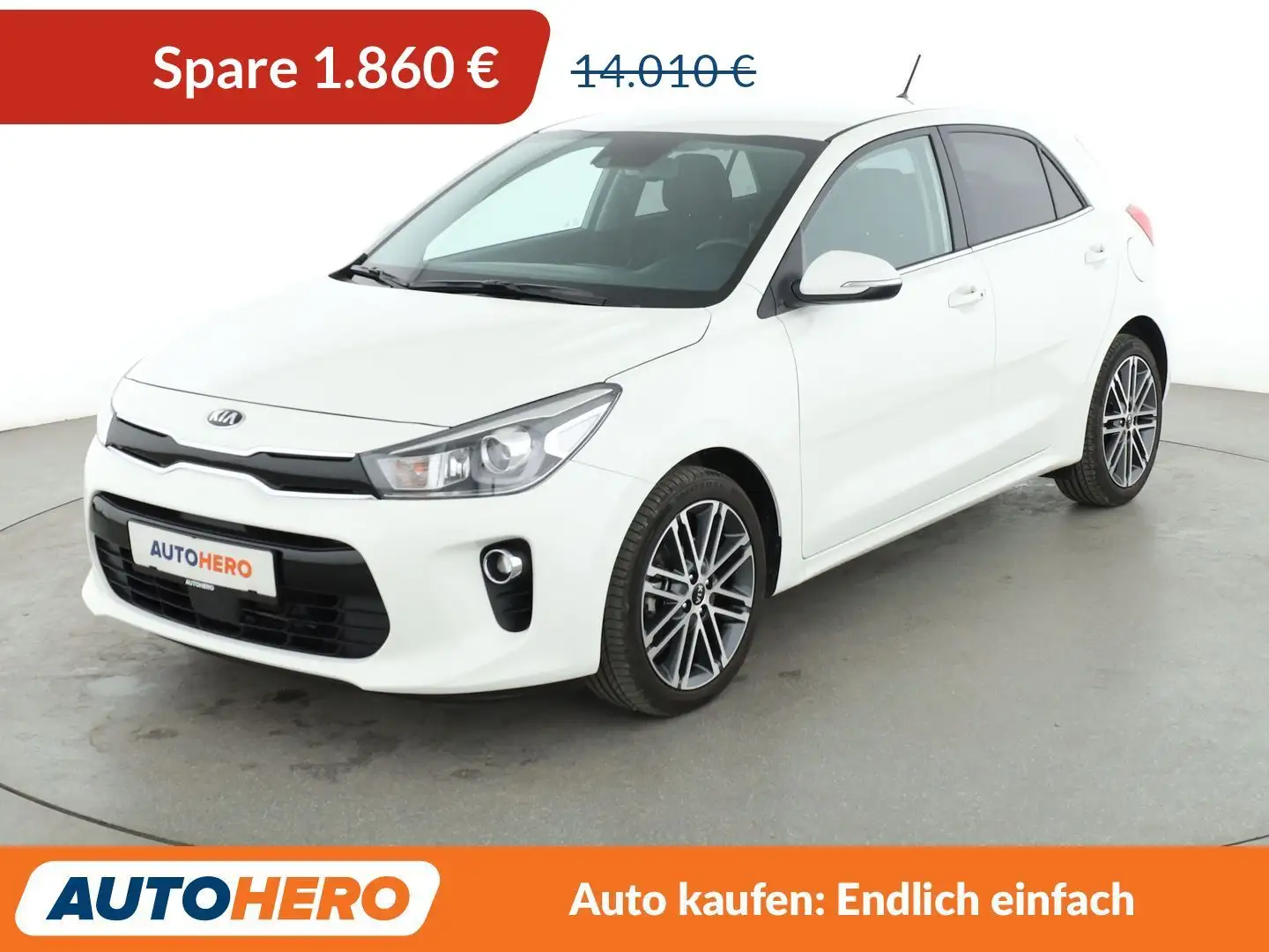 Kia Rio 1.0 TGDI Spirit*TEMPO*PDC*SHZ*ALU*KLIMA* Weiß - 1