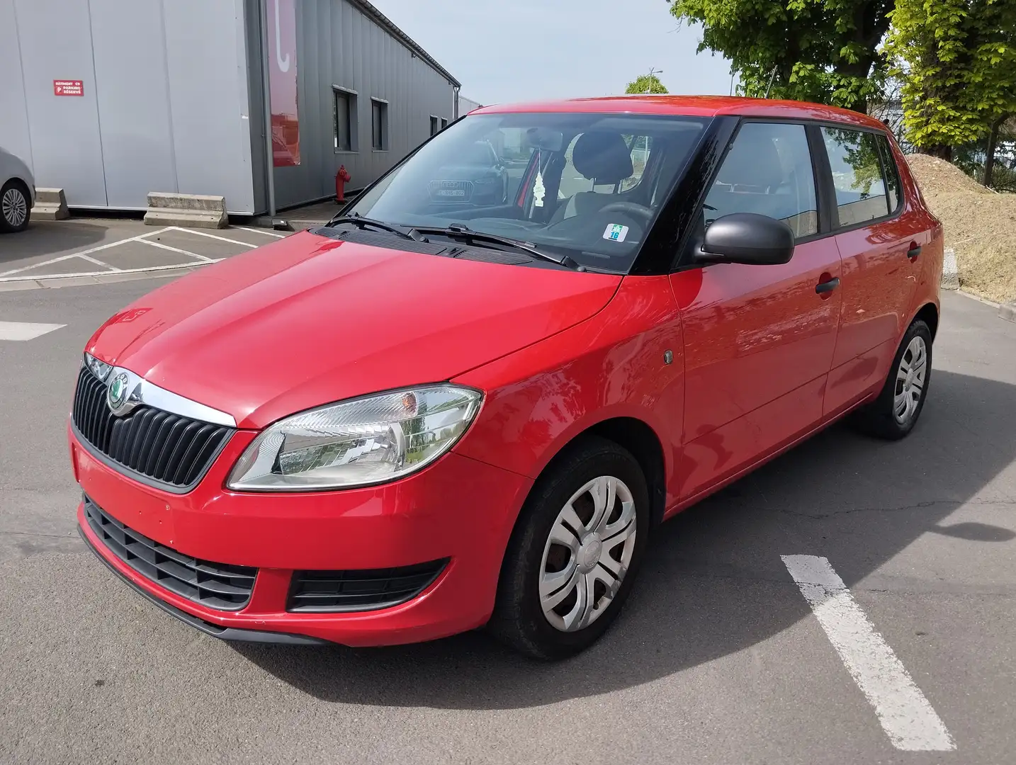 Skoda Fabia 1.2i Active Airco eur5 Rood - 1