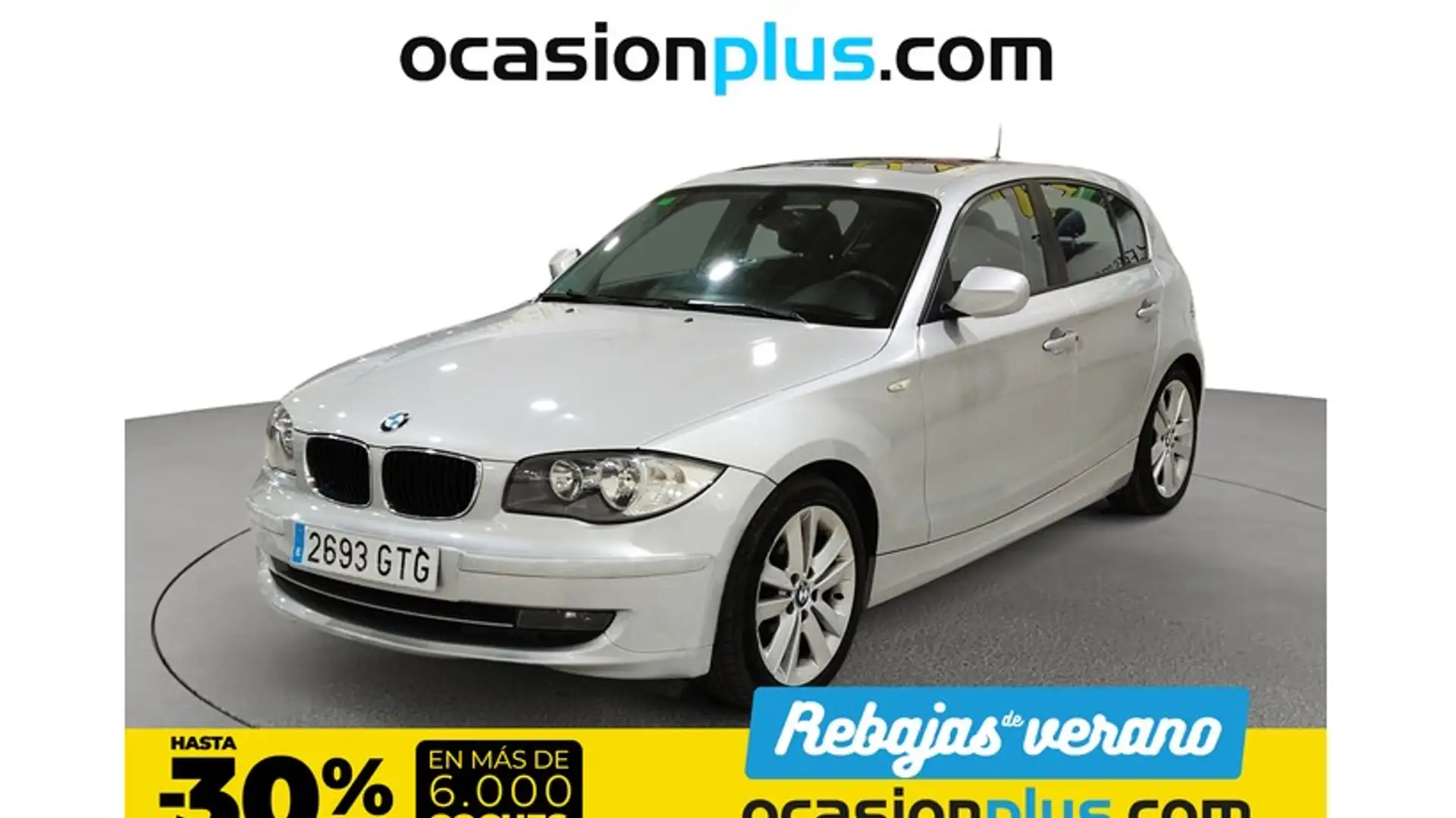 BMW 120 120iA Argent - 1