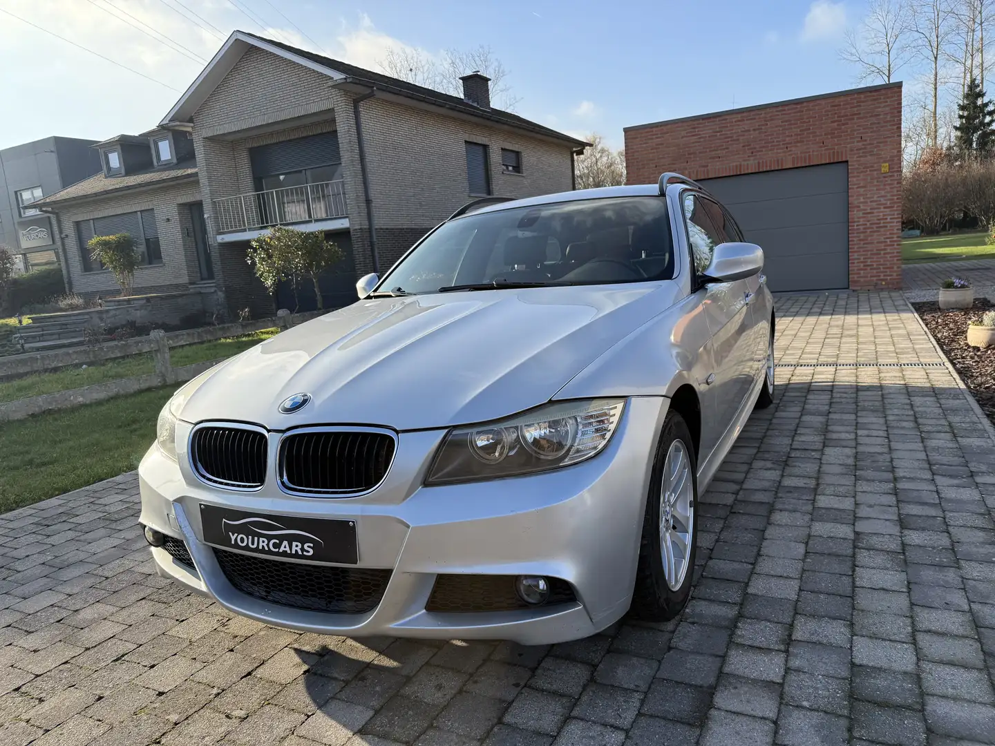 BMW 318 Touring 318 dA * PACK M * AUTOMAAT * EURO 5 Silber - 1