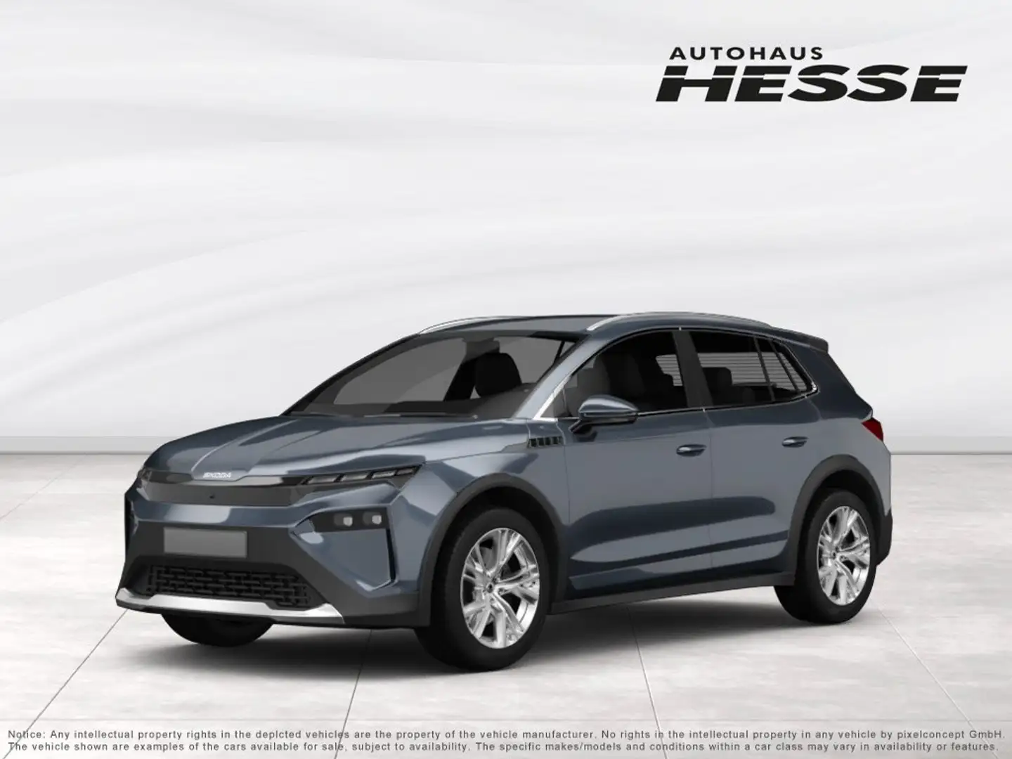 Skoda Elroq 60 Sportline 1-G-Automatik 63 kWh, ACC, Navi, Anhä Grau - 2