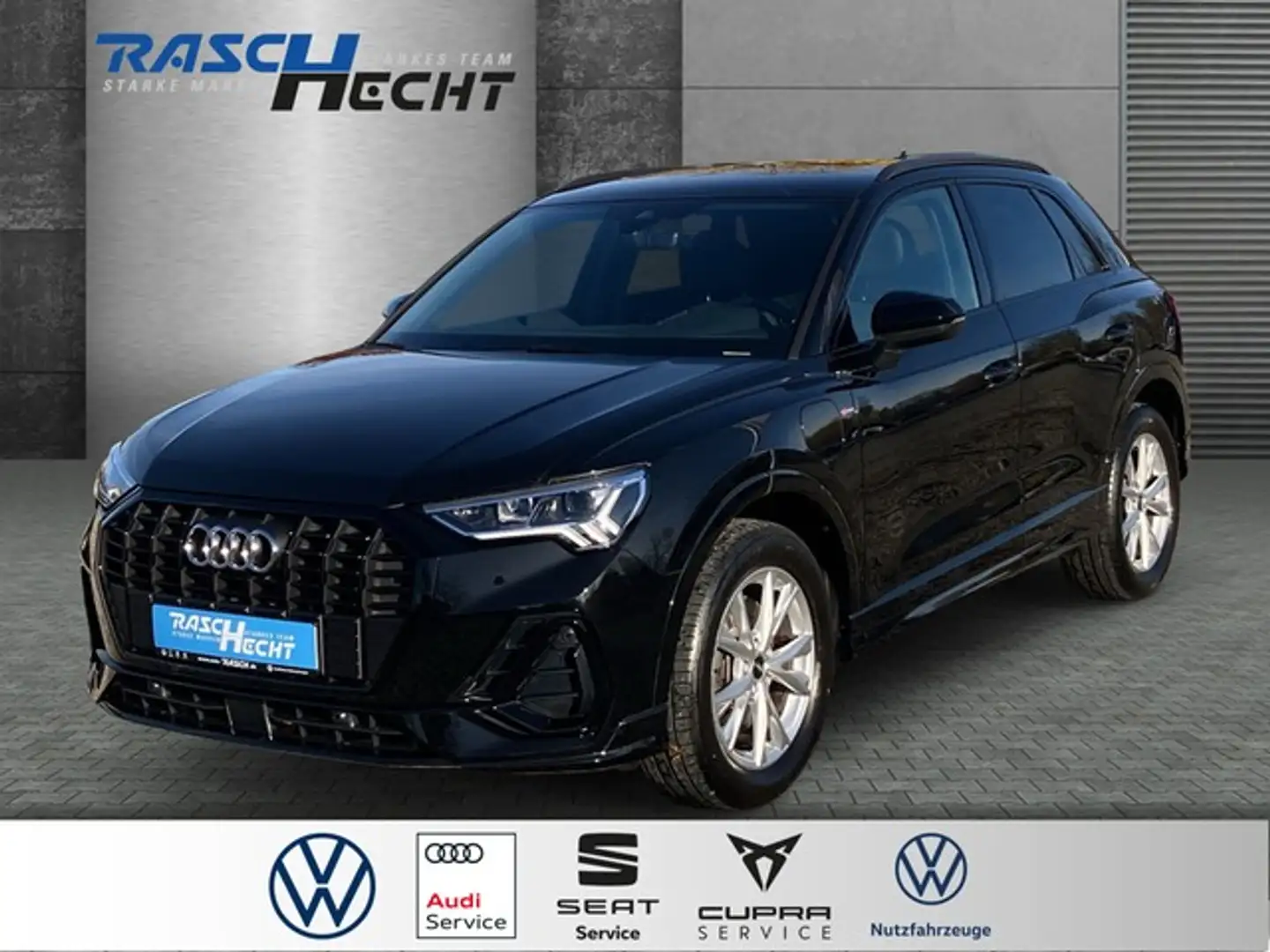 Audi Q3 S line 45 TFSI e S tronic*LED*NAVI*SHZ* Schwarz - 1