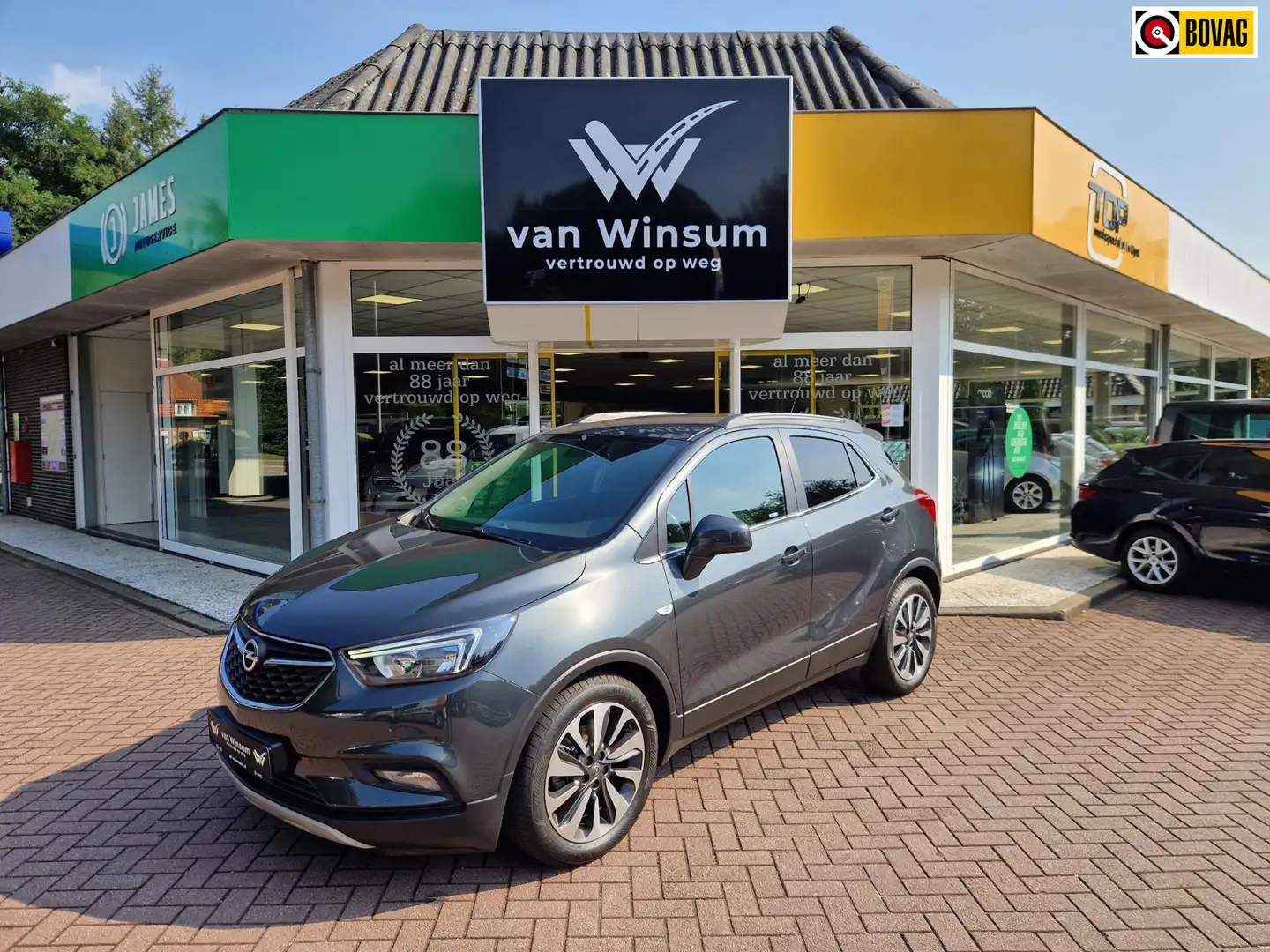 Opel Mokka X 1.4 Turbo Innovation | Leer | Navi | Camera | AGR Grijs - 1