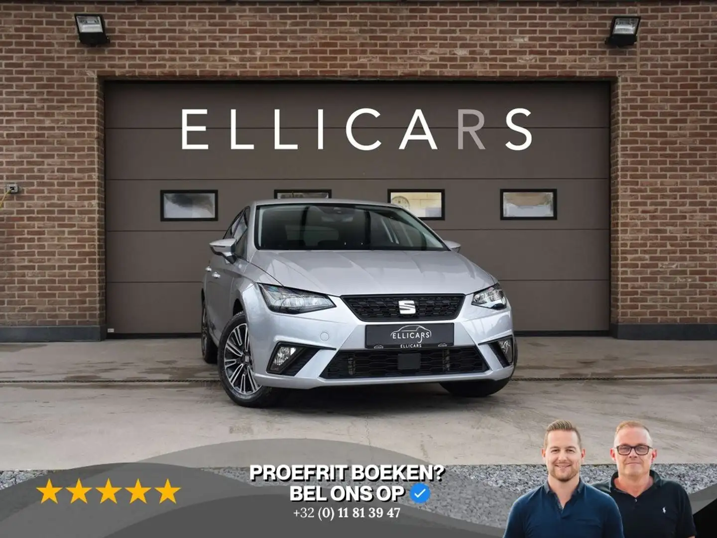 SEAT Ibiza 1.0 TSI STYLE / DSG / CARPLAY / DAB / LED / AIRCO Zilver - 1