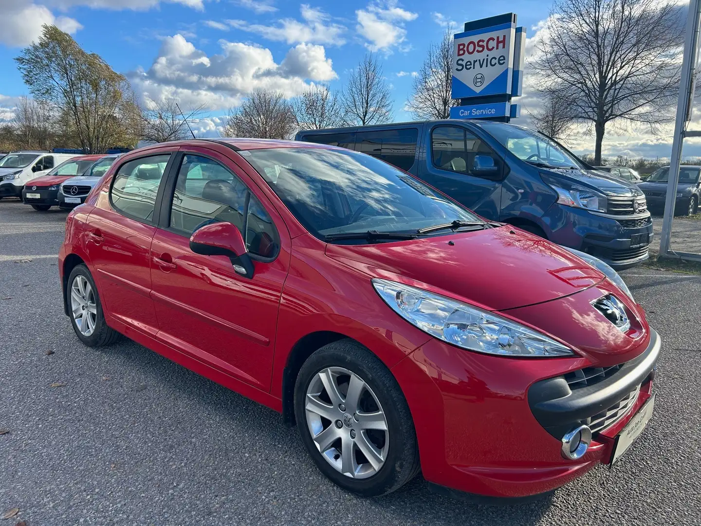 Peugeot 207 Active HDI 90, Pickerl bis 04/26, 2 Besitz, Klima Rot - 2