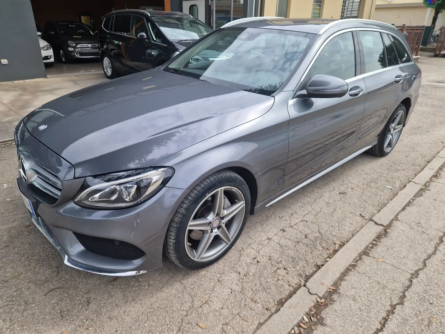 Mercedes-Benz C 220 SW d Premium 4matic auto 9m Gris - 1