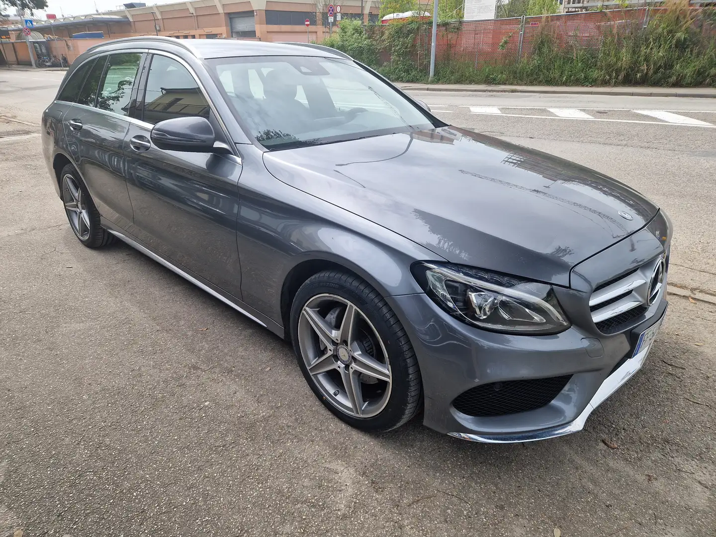 Mercedes-Benz C 220 SW d Premium 4matic auto 9m Gris - 2