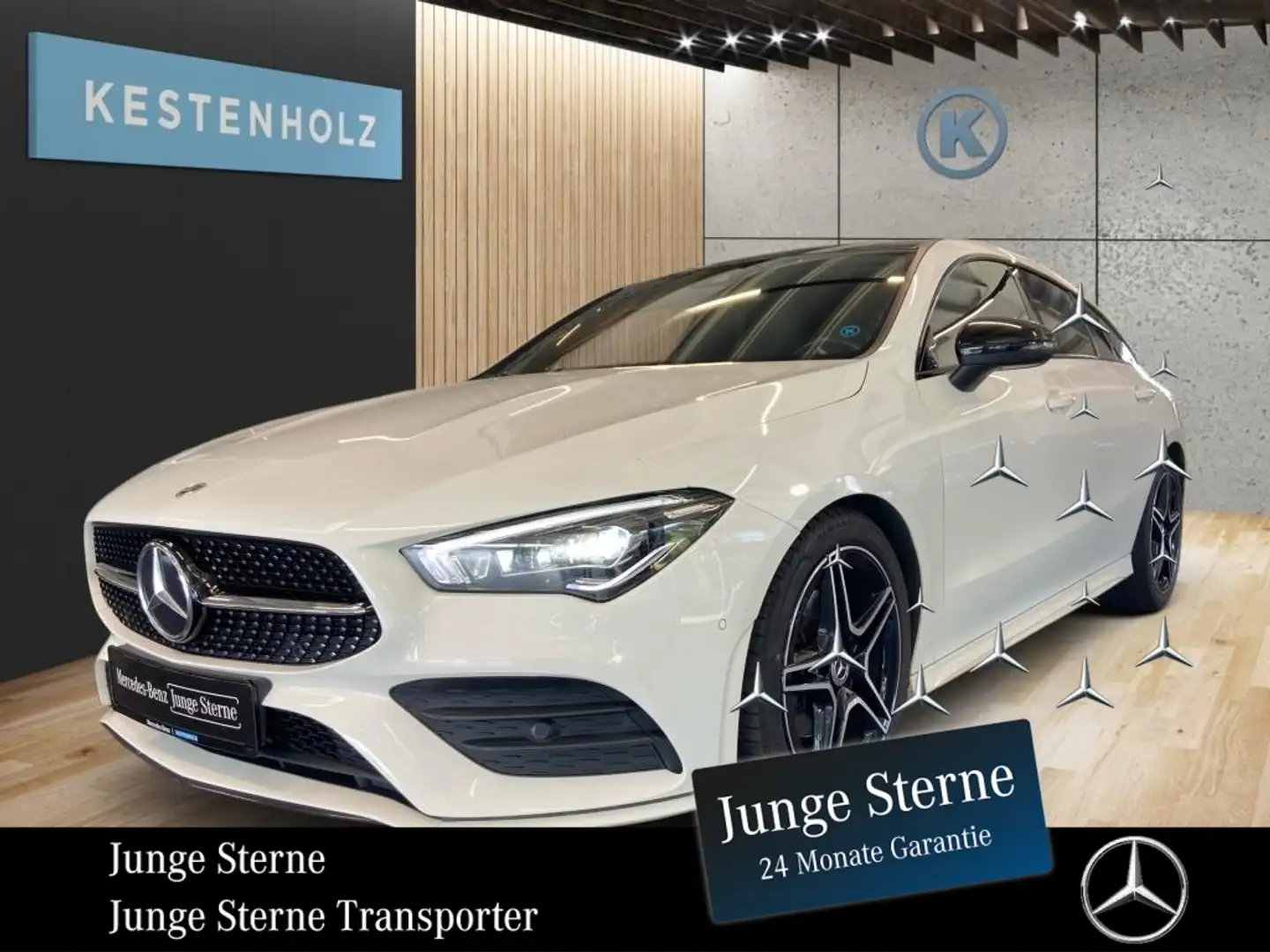 Mercedes-Benz CLA 200 d SB *AMG*NIGHT*SHZ*KAMERA*PANO*MBUX* Weiß - 1