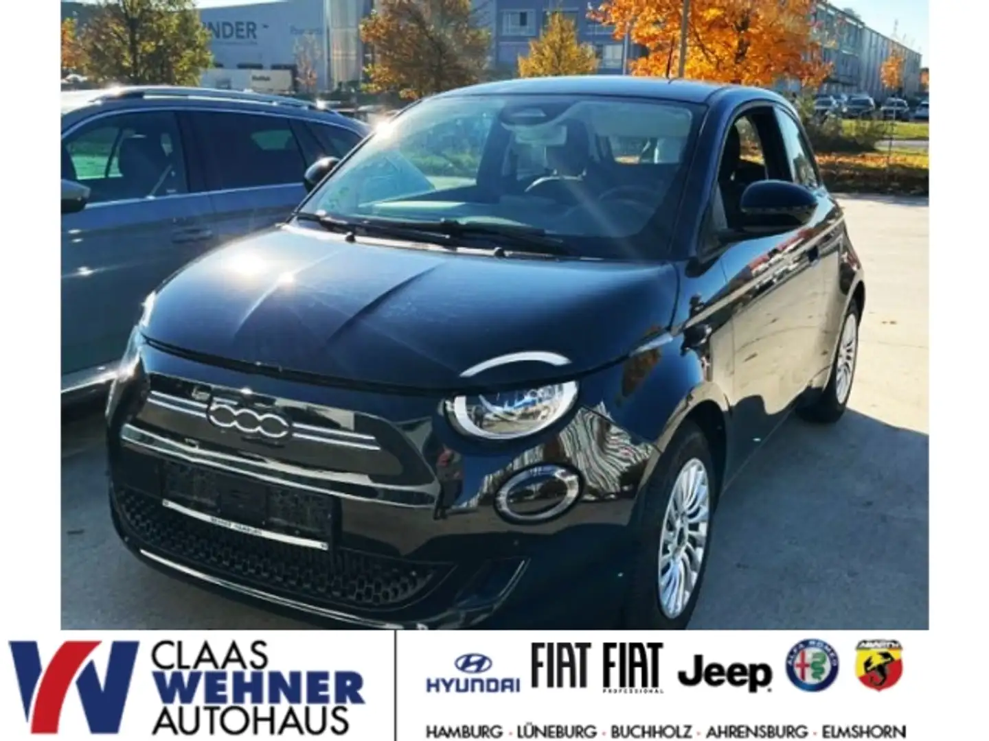 Fiat 500e Neuer e Action Automatik Komfort,-Radio & Winter-P Schwarz - 1
