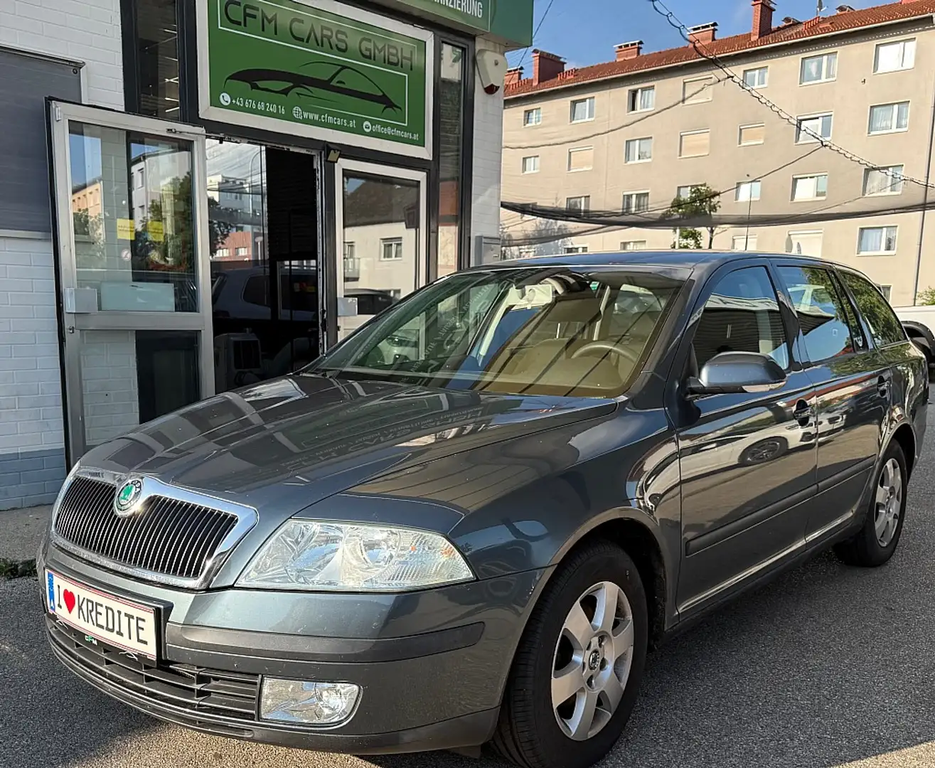 Skoda Octavia Combi 1,9 Elegance TDI PD Grau - 1
