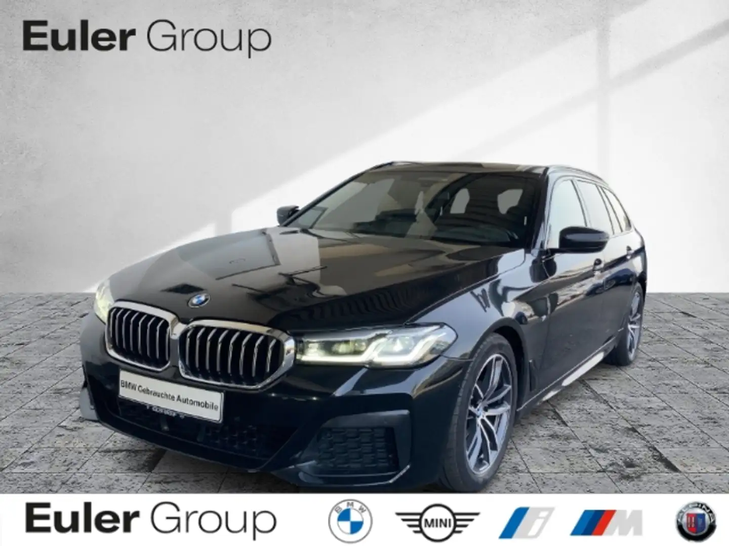 BMW 520 d Tour M-Sport LCProf HUD ACC Kamera H/K LED Noir - 1