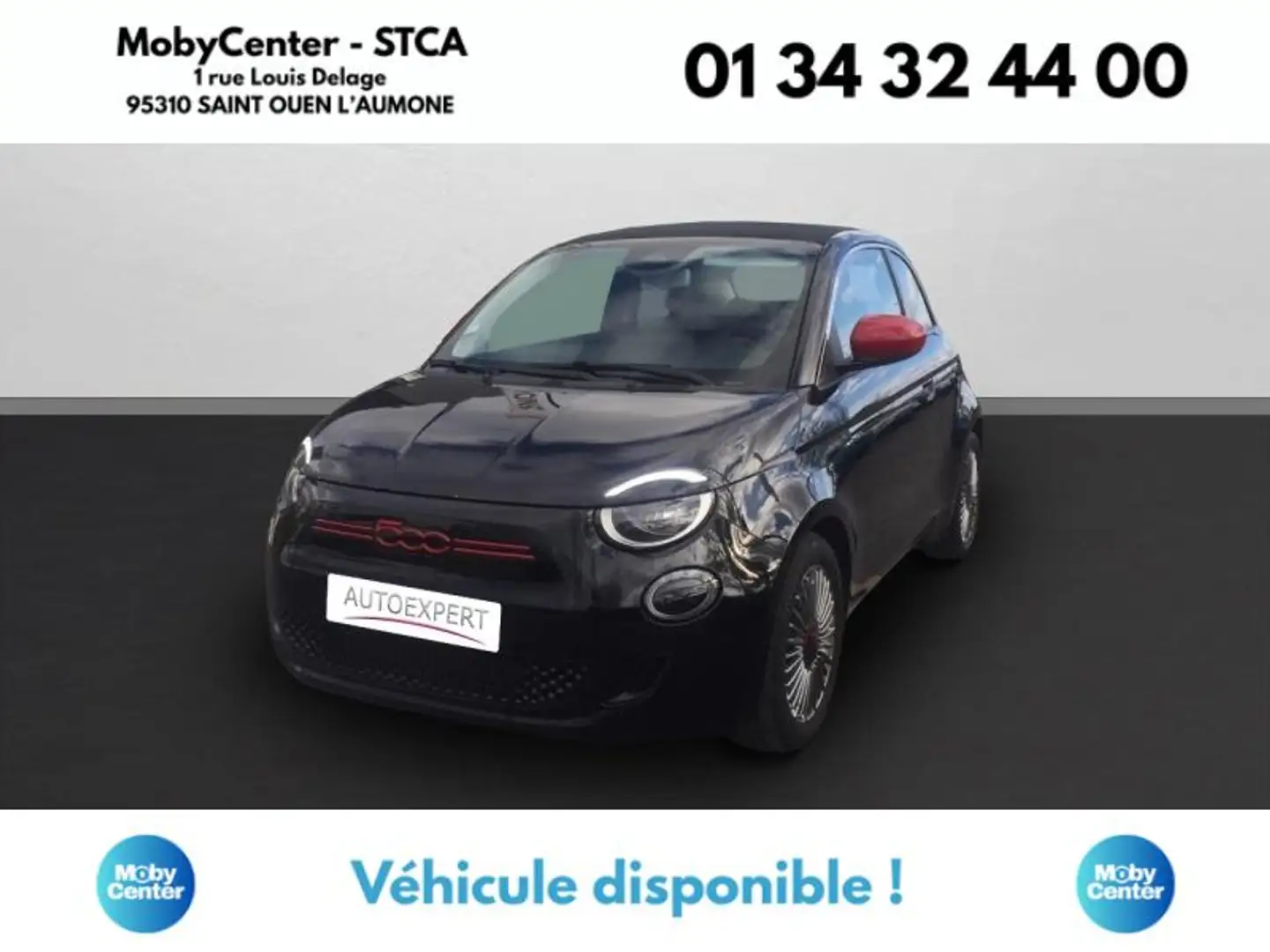 Fiat 500C e 95ch (RED) Schwarz - 1