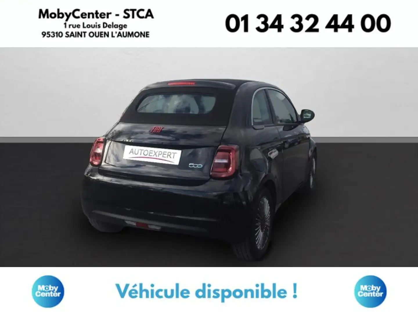 Fiat 500C e 95ch (RED) Schwarz - 2